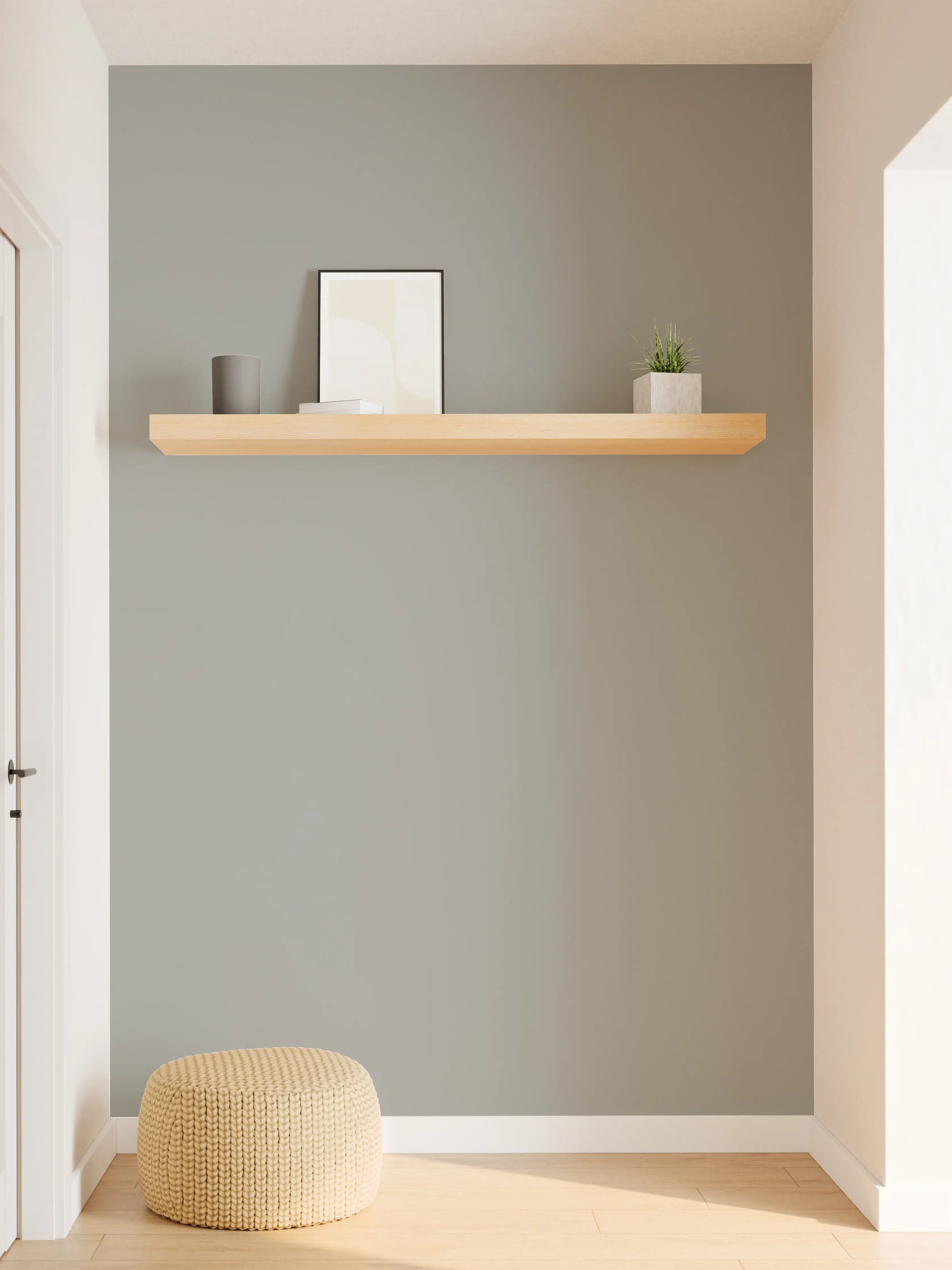 Wandverkleidung Flur - RAL 9007 (Graualuminium)