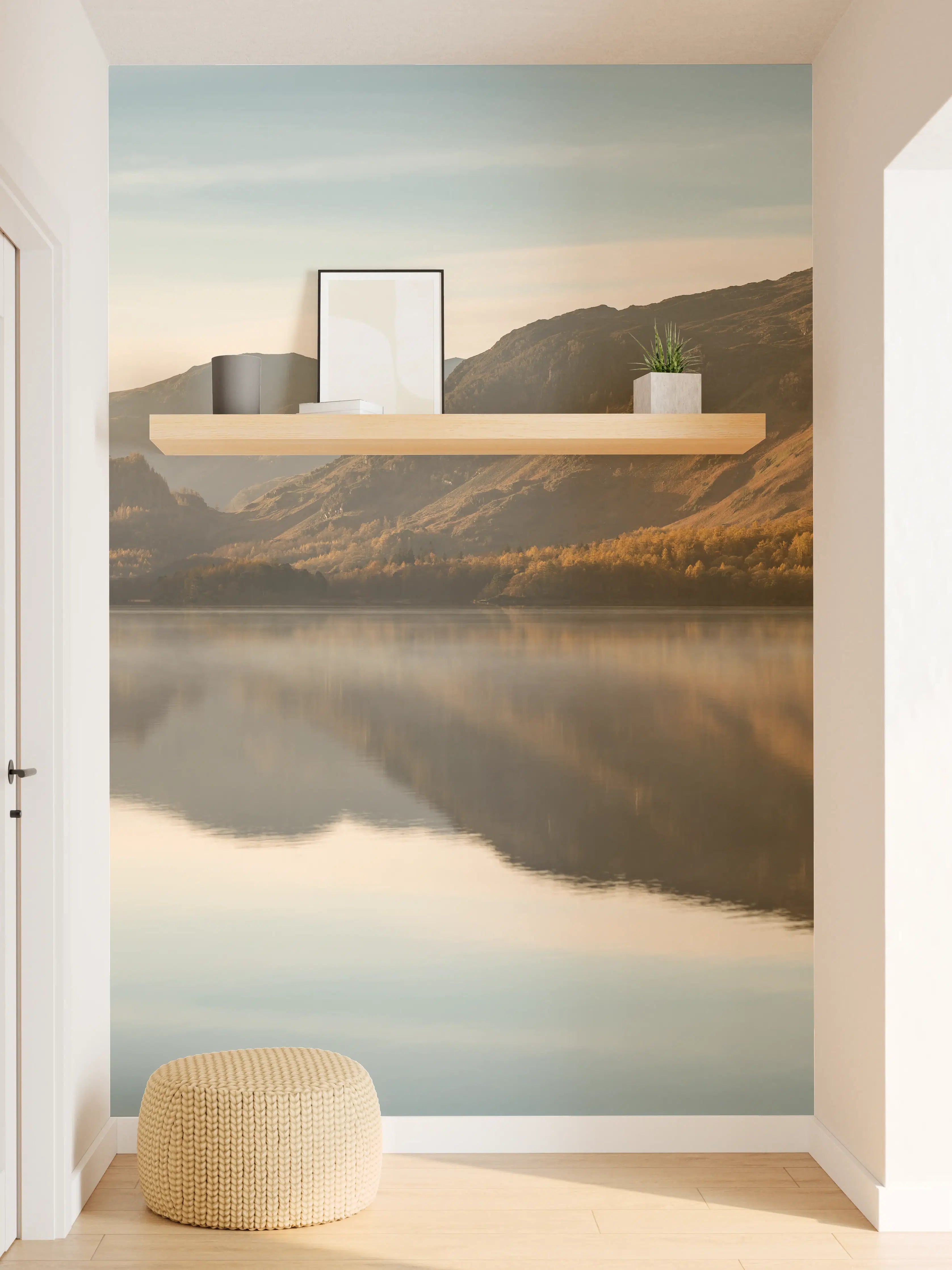Wandverkleidung Flur - Ruhige Reflexionen im stillen Derwentwater