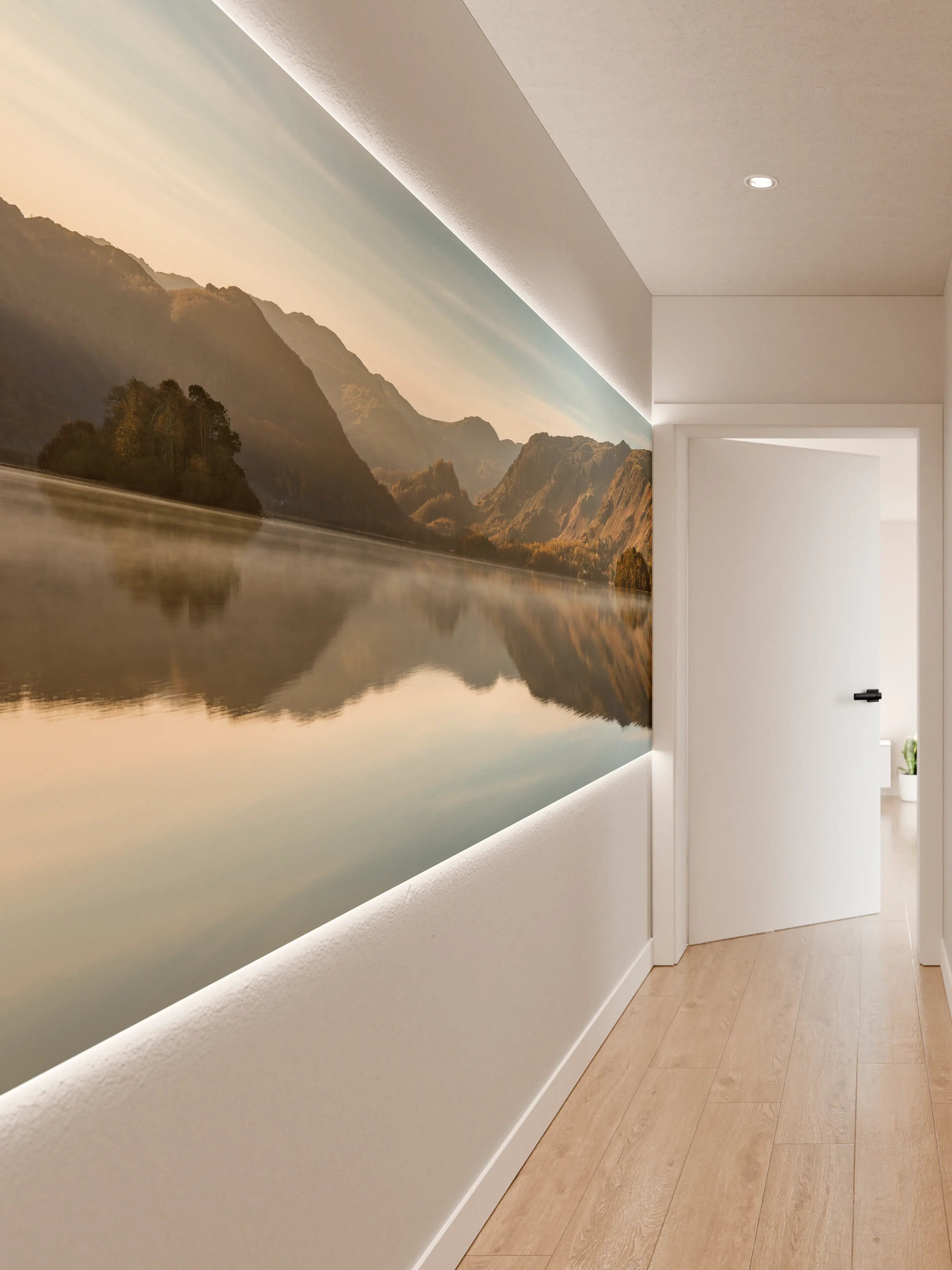 Wandverkleidung Flur - Ruhige Reflexionen im stillen Derwentwater