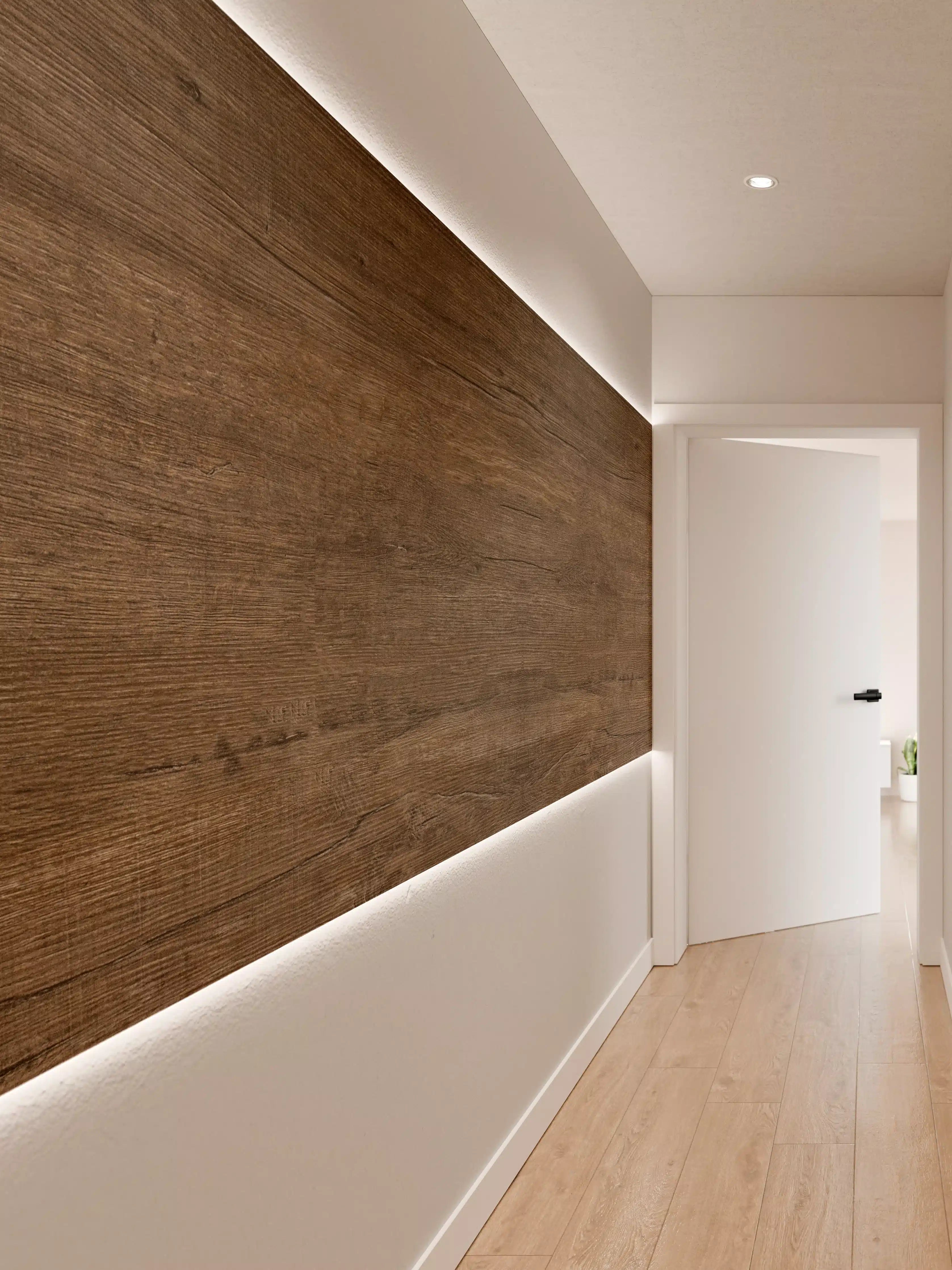 Wandverkleidung Flur - Rustikale Holzoptik – Naturtöne für Ihr Zuhause