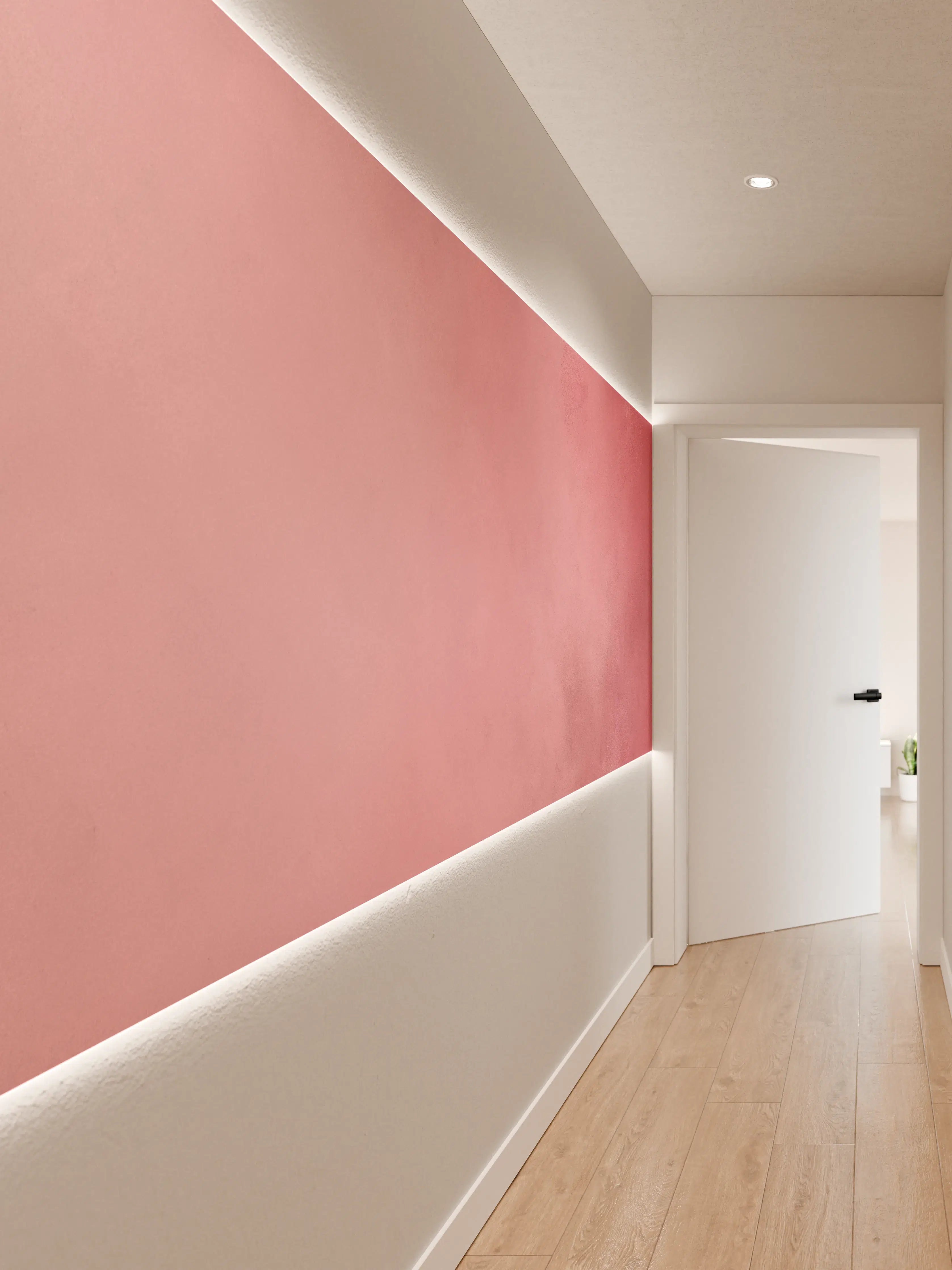 Wandverkleidung Flur - Sanfte Pinktöne im Überblick