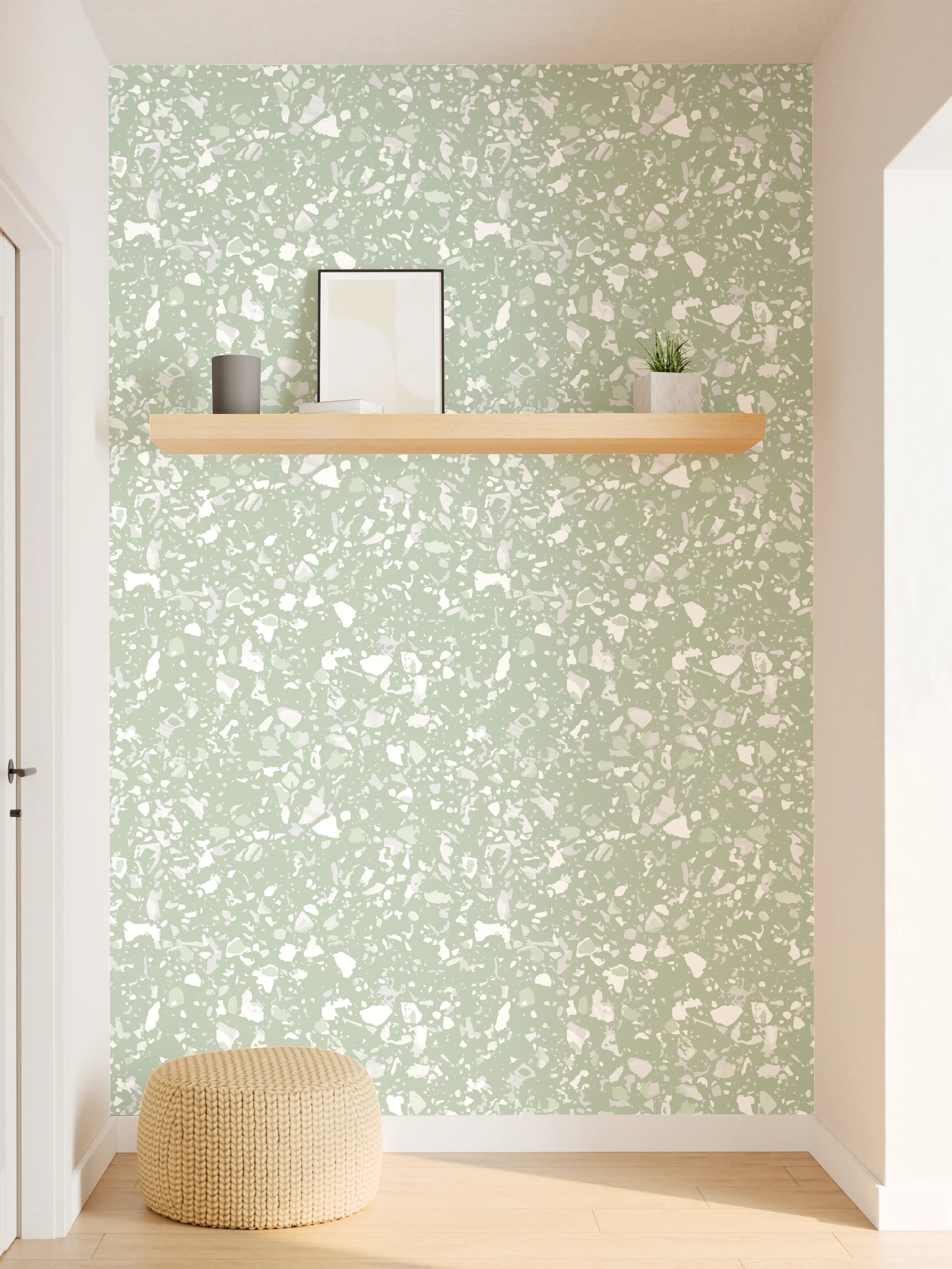 Wandverkleidung Flur - Sanfter Mix aus Grau und Beige