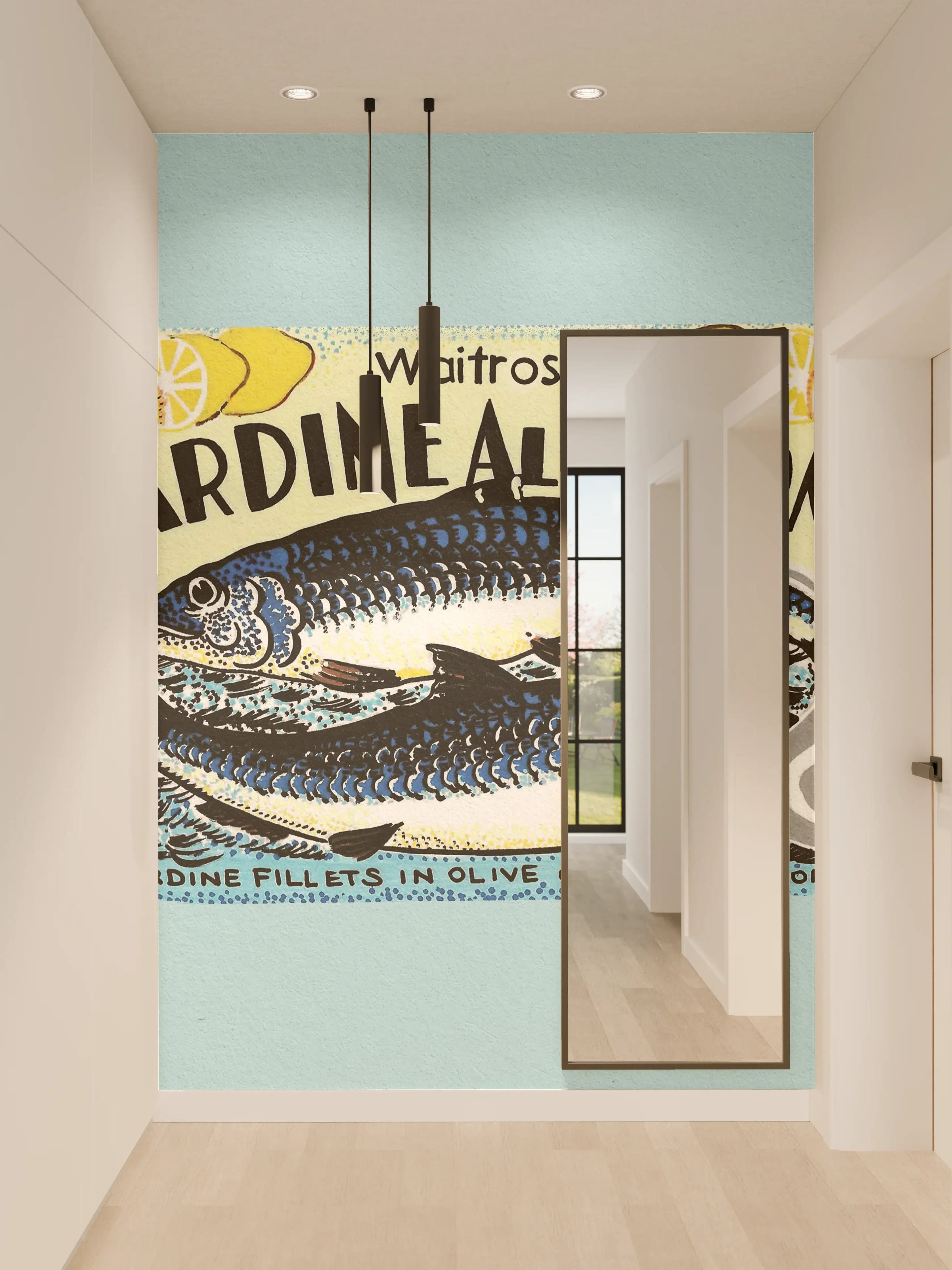 Wandverkleidung Flur - Sardine Al Limone