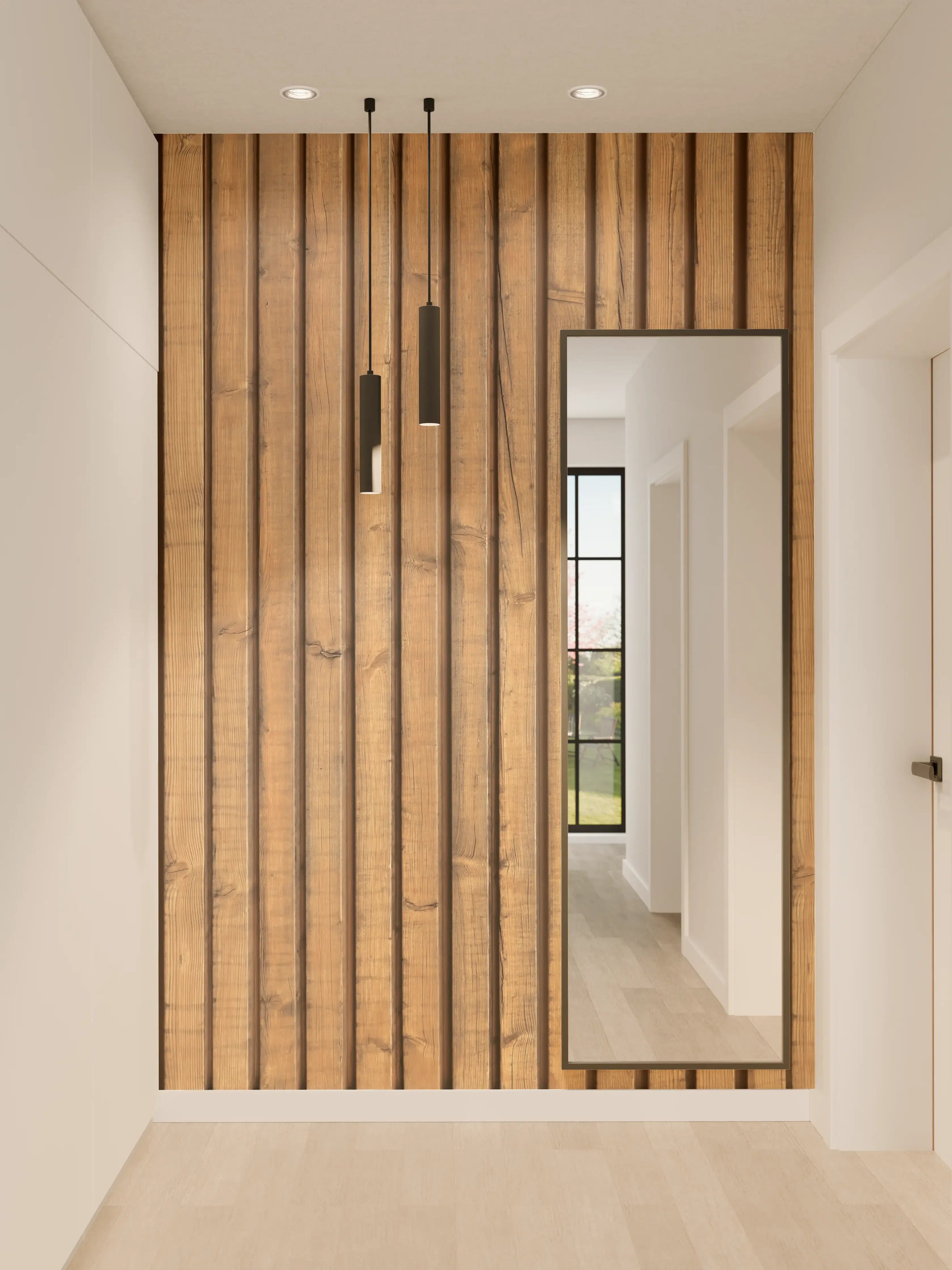 Wandverkleidung Flur - Schöne Holzwand
