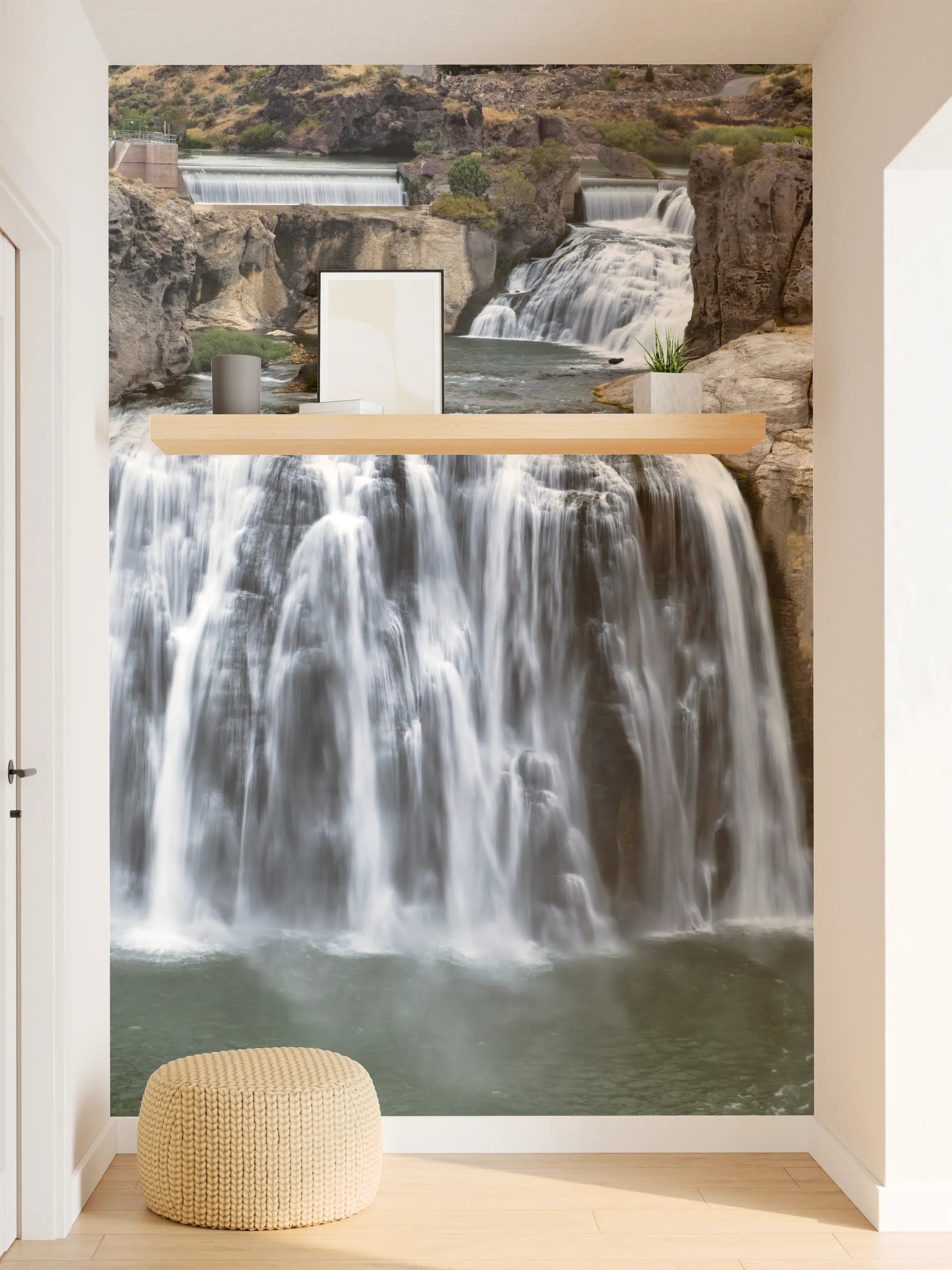 Wandverkleidung Flur - Shoshone Wasserfall