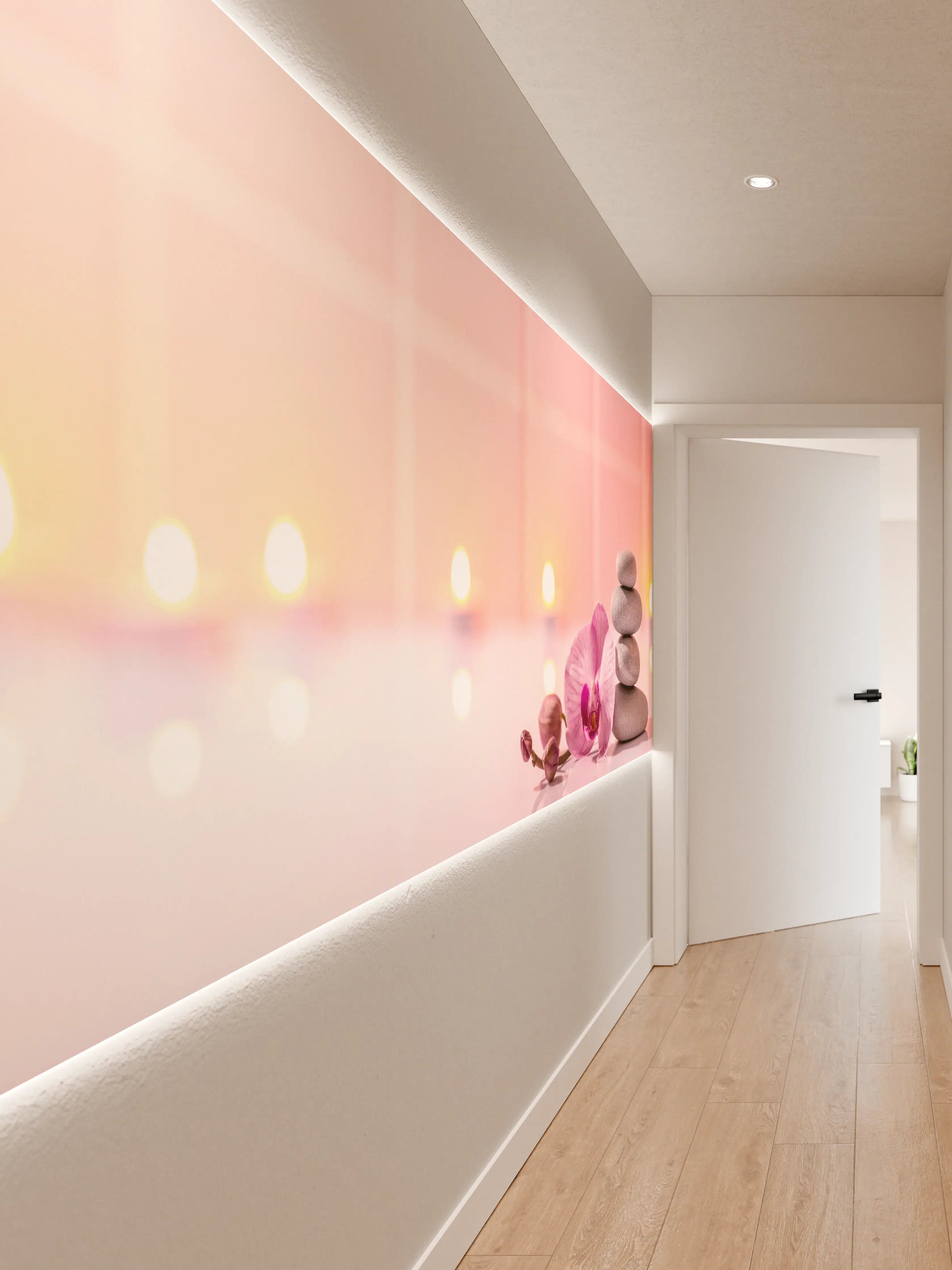 Wandverkleidung Flur - Spa-Stillleben