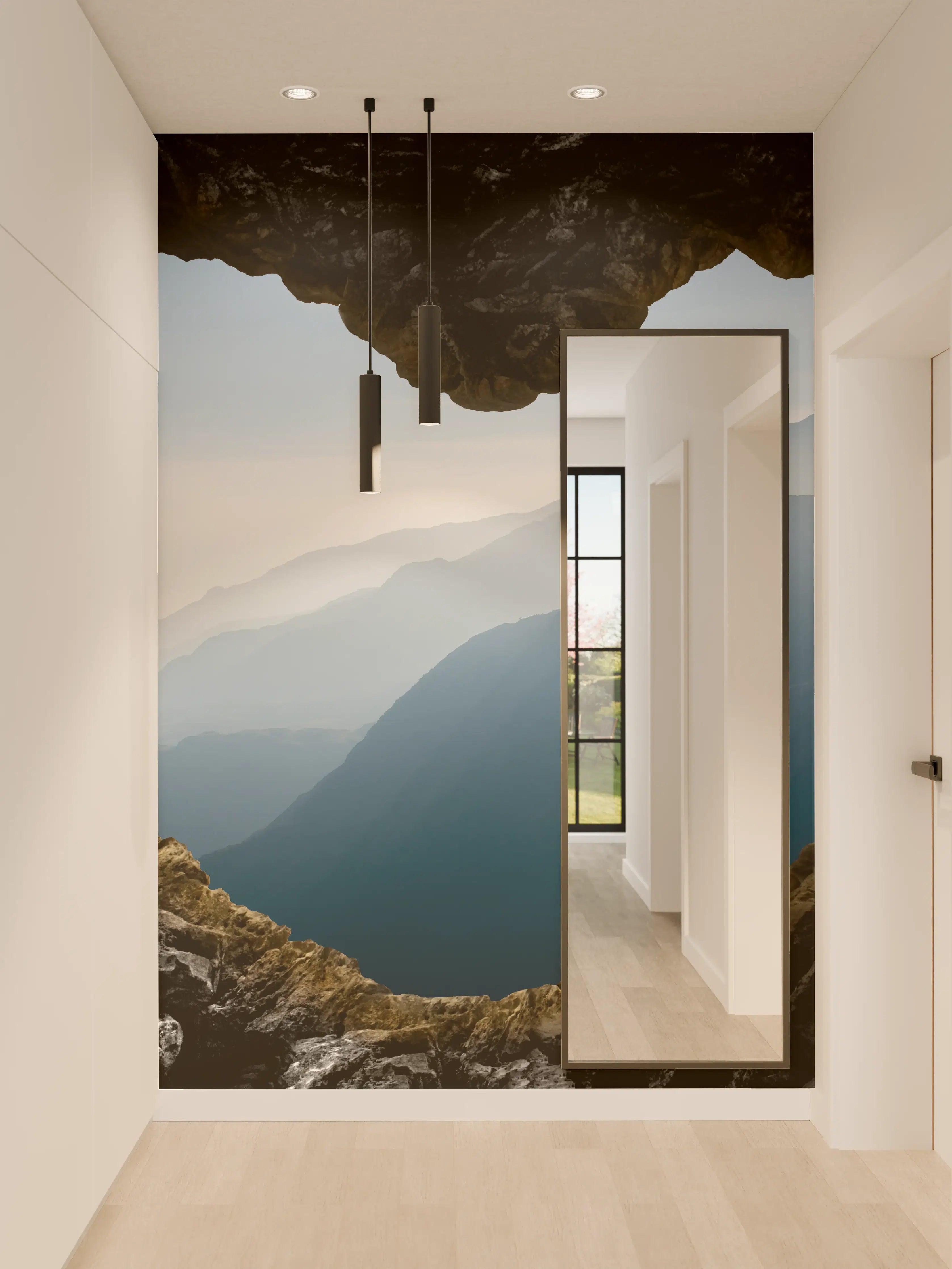 Wandverkleidung Flur - Spektakuläre und mystische Gebirgsschicht