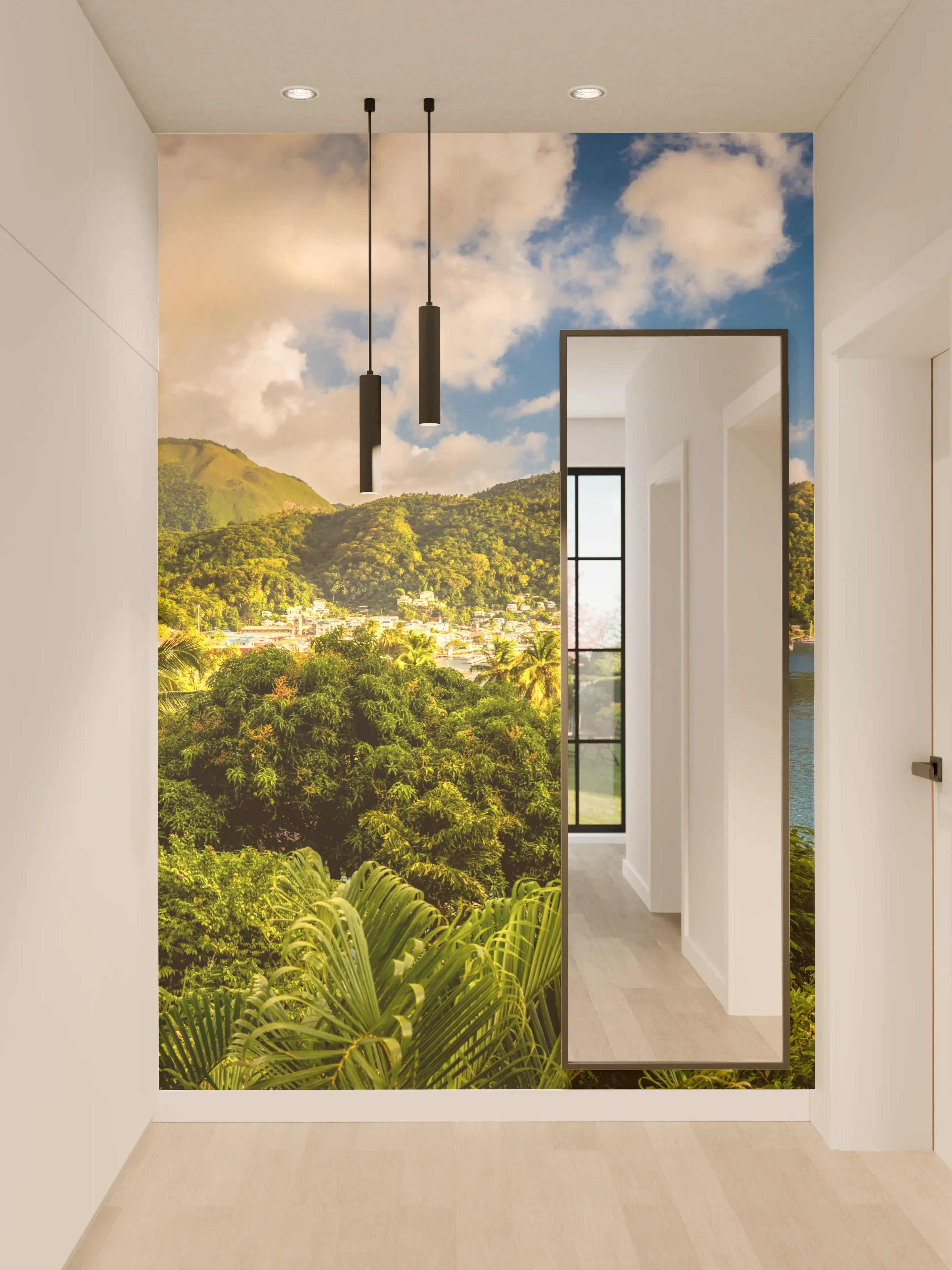 Wandverkleidung Flur - St. Lucia - Karibisches Meer