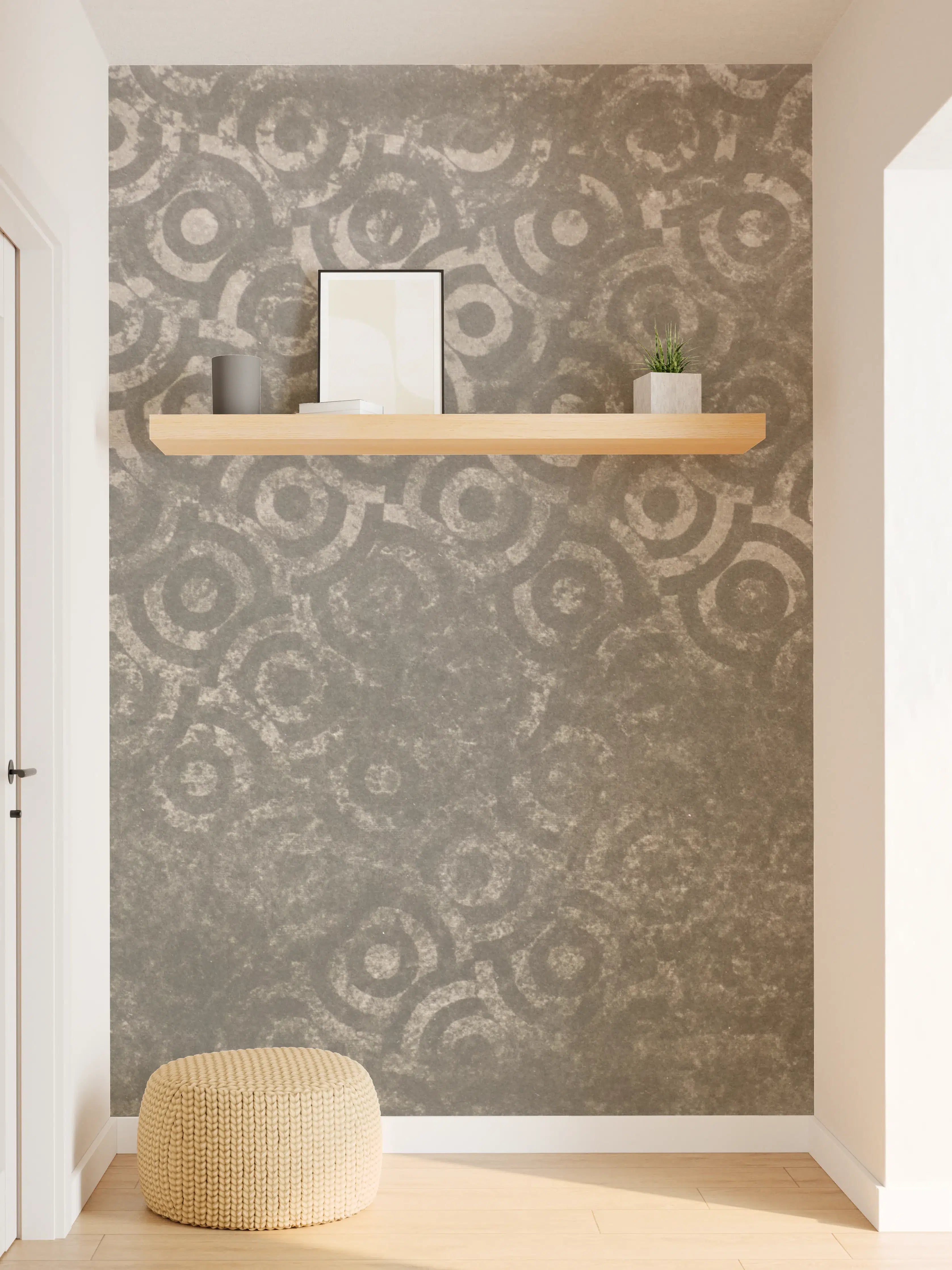 Wandverkleidung Flur - Stilvolle Textur in Erdtönen