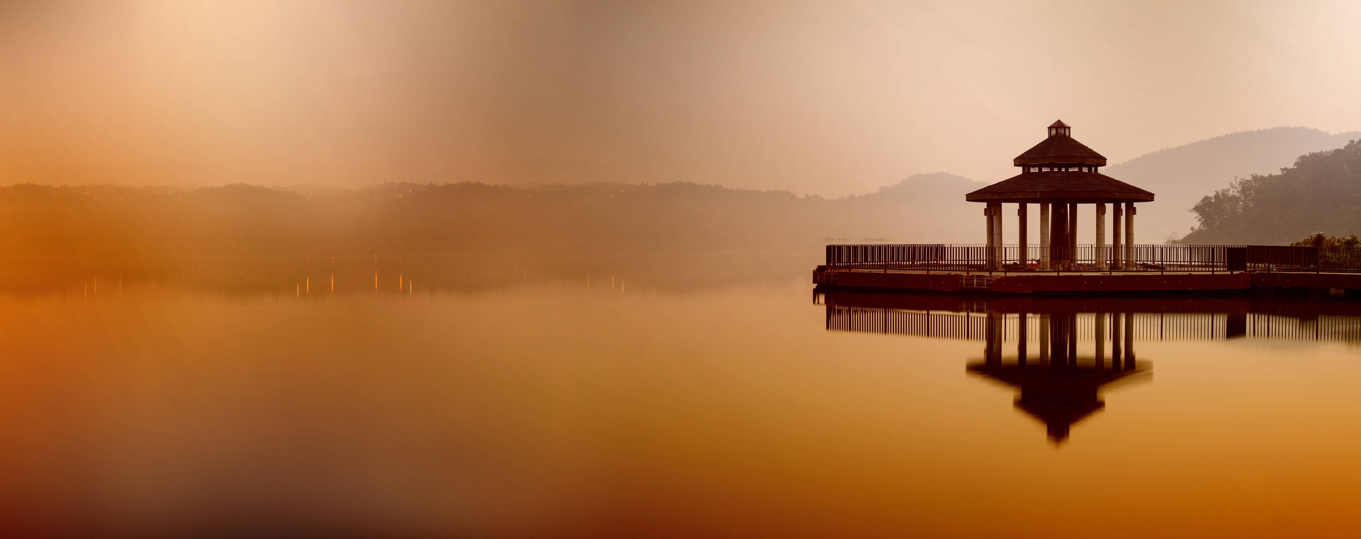 Wandverkleidung Flur-Sun Moon Lake