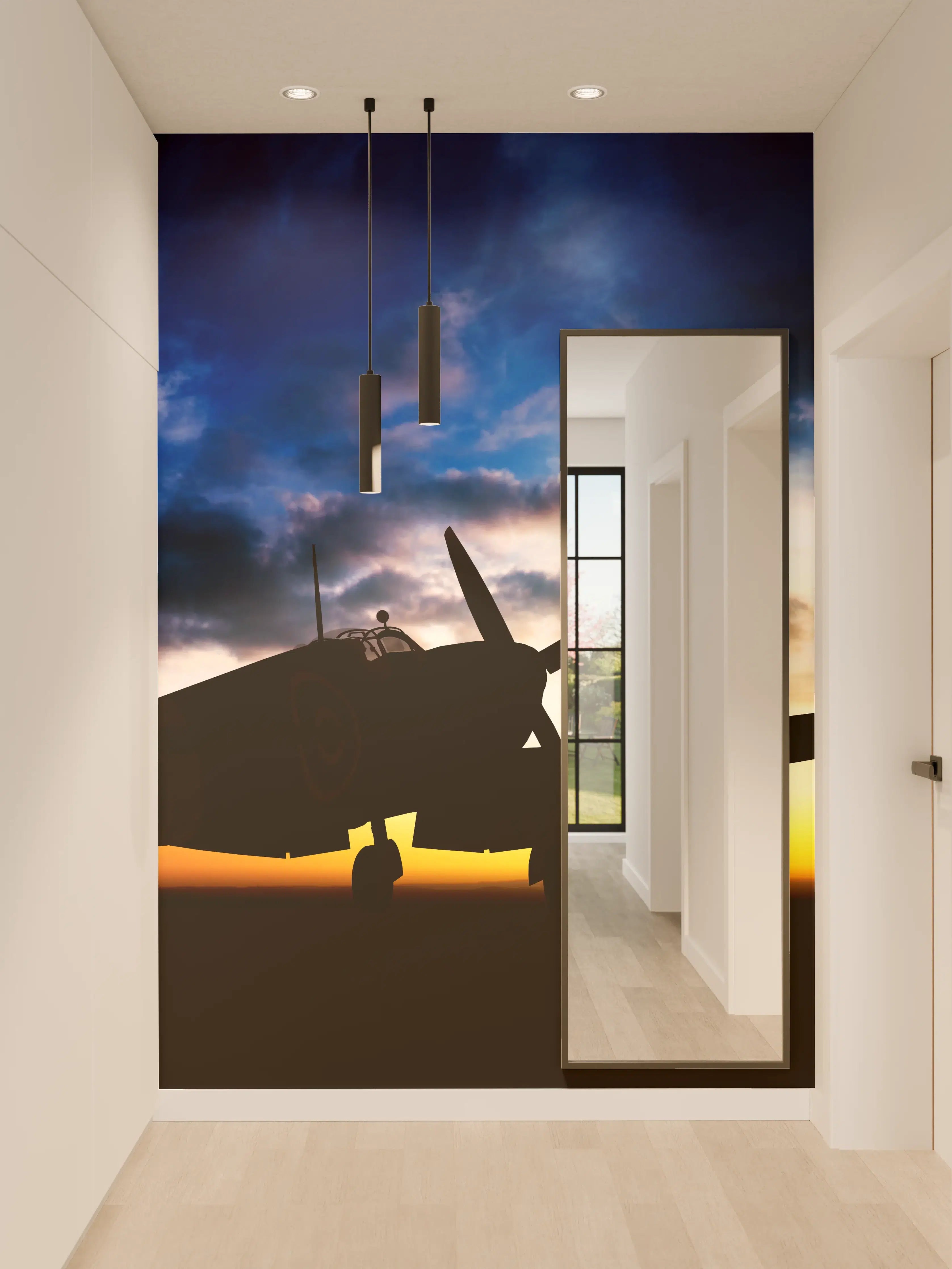 Wandverkleidung Flur - Supermarine Spitfire