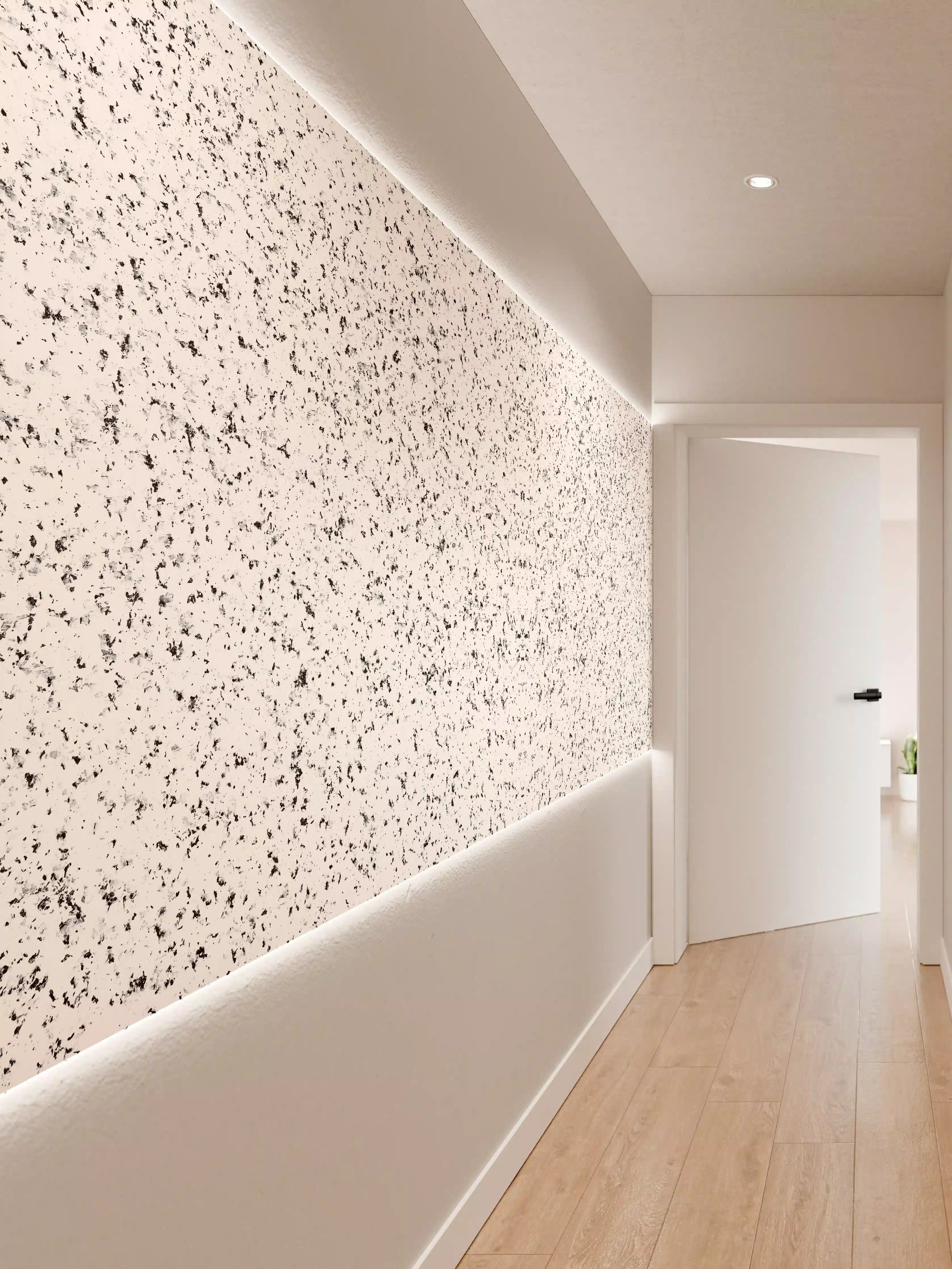 Wandverkleidung Flur - Terrazzo Granit Textur