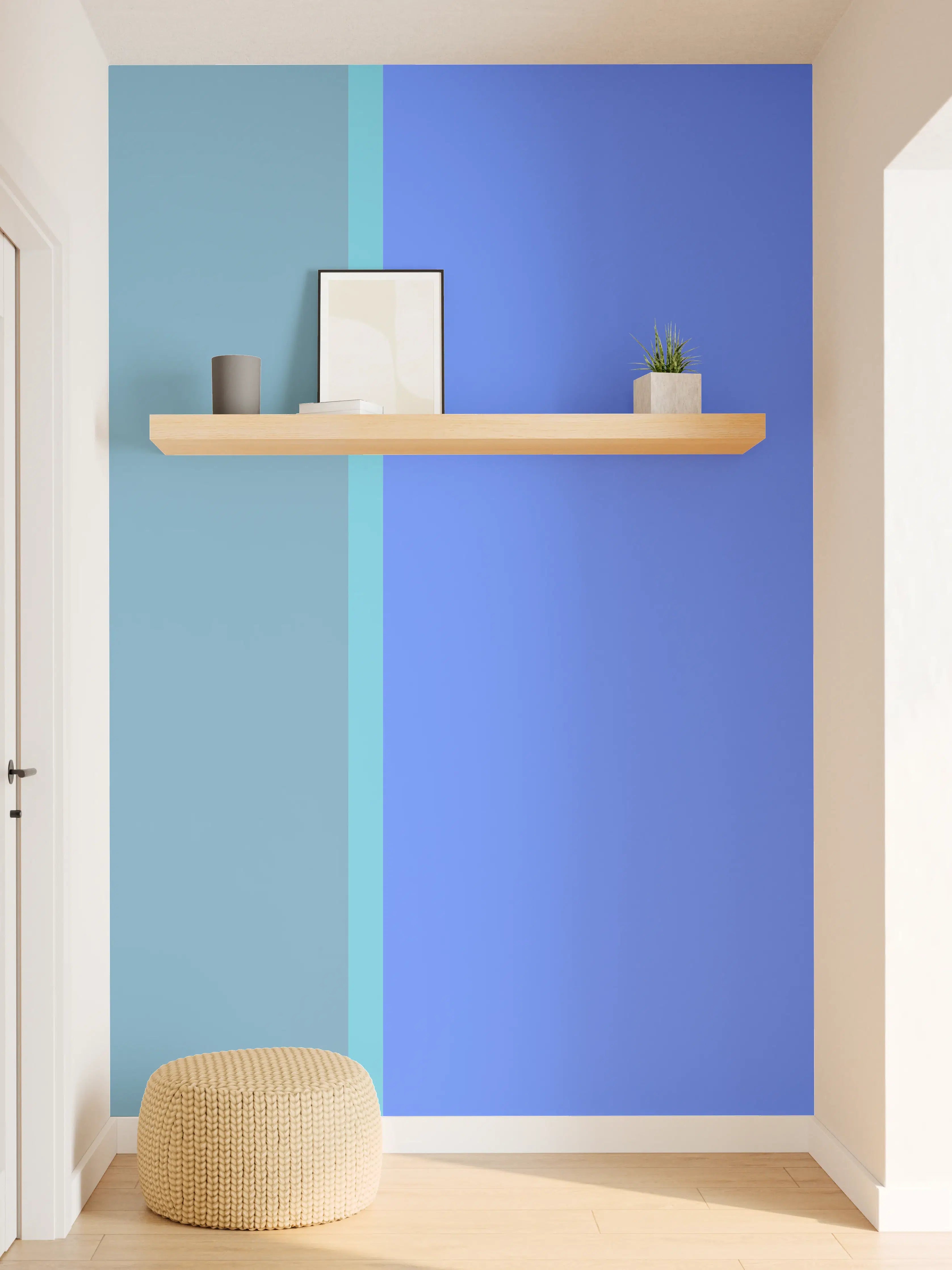 Wandverkleidung Flur - The Blues - Easy Vertical - Cornflower