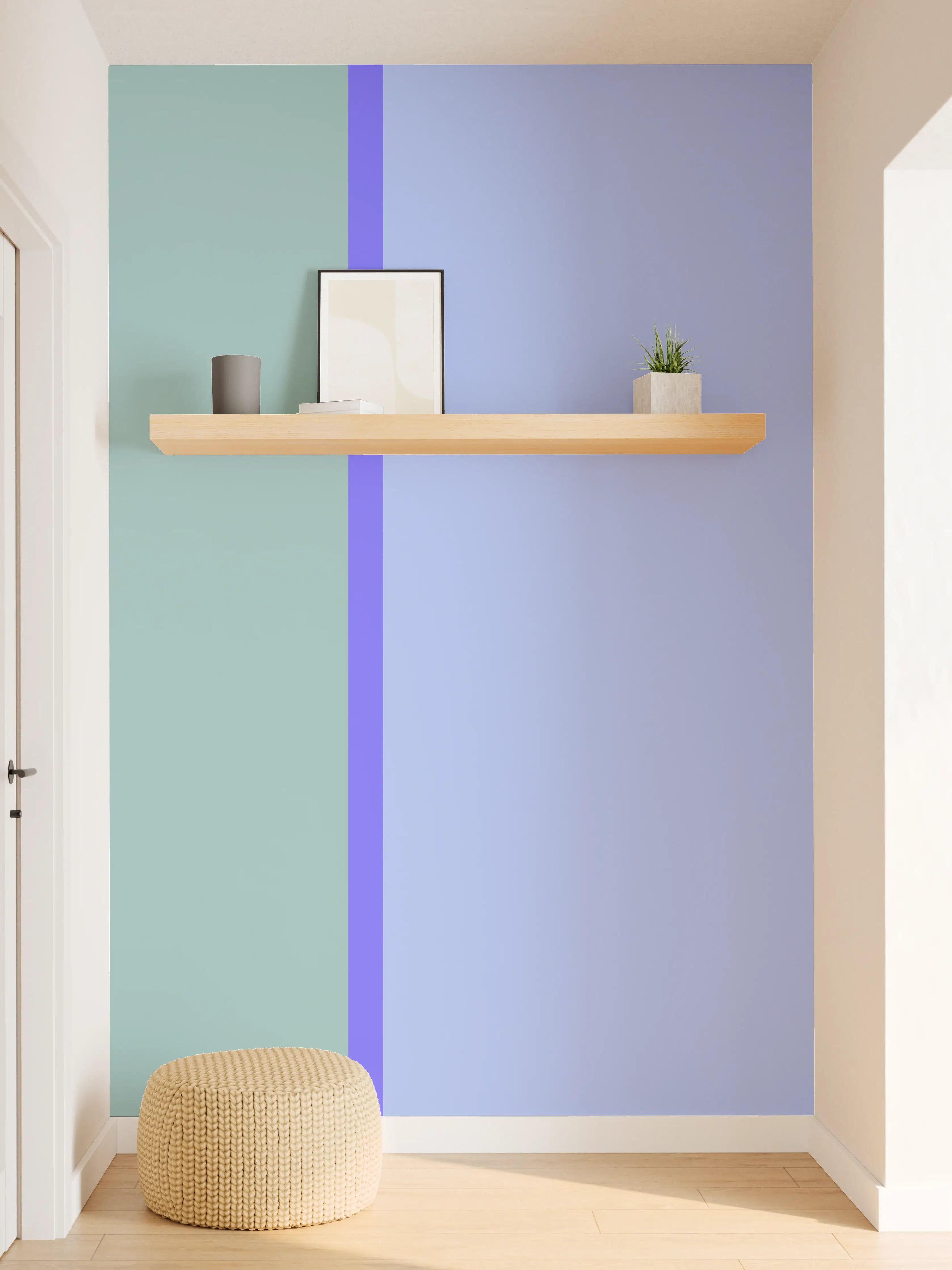 Wandverkleidung Flur - The Blues - Easy Vertical - Lavender