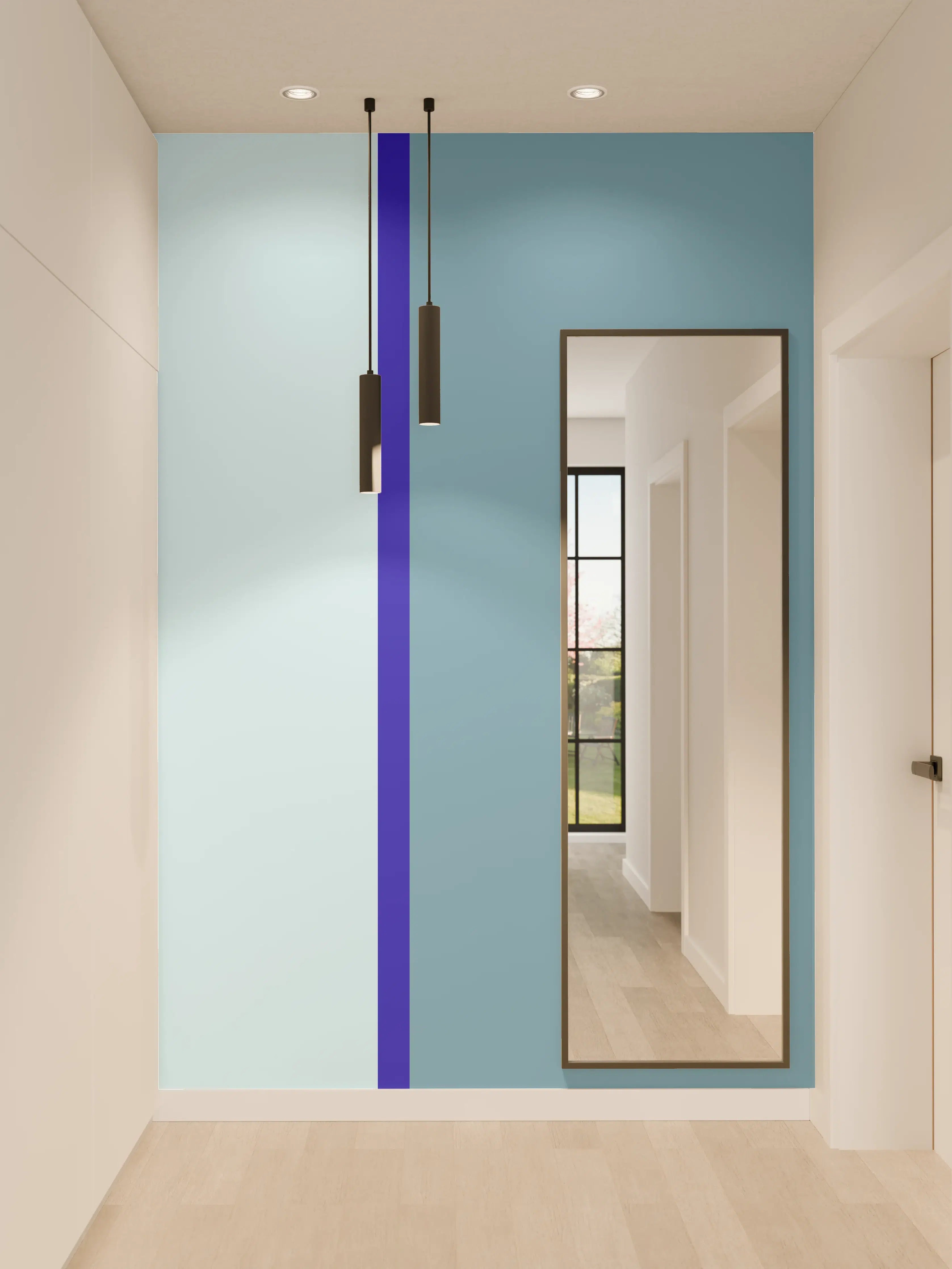 Wandverkleidung Flur - The Blues - Easy Vertical - Ocean