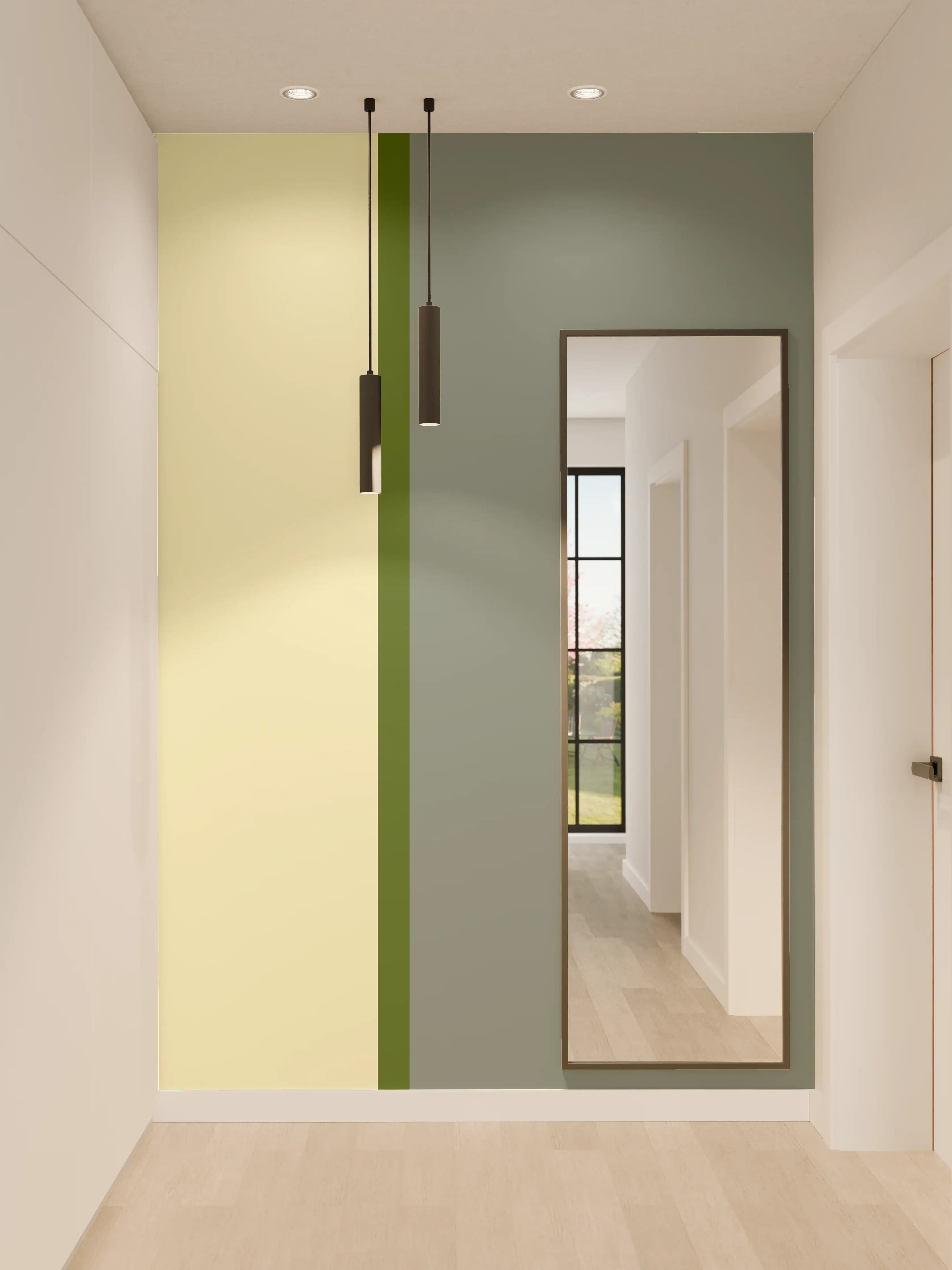 Wandverkleidung Flur - The Greens - Easy Vertical - Avocado