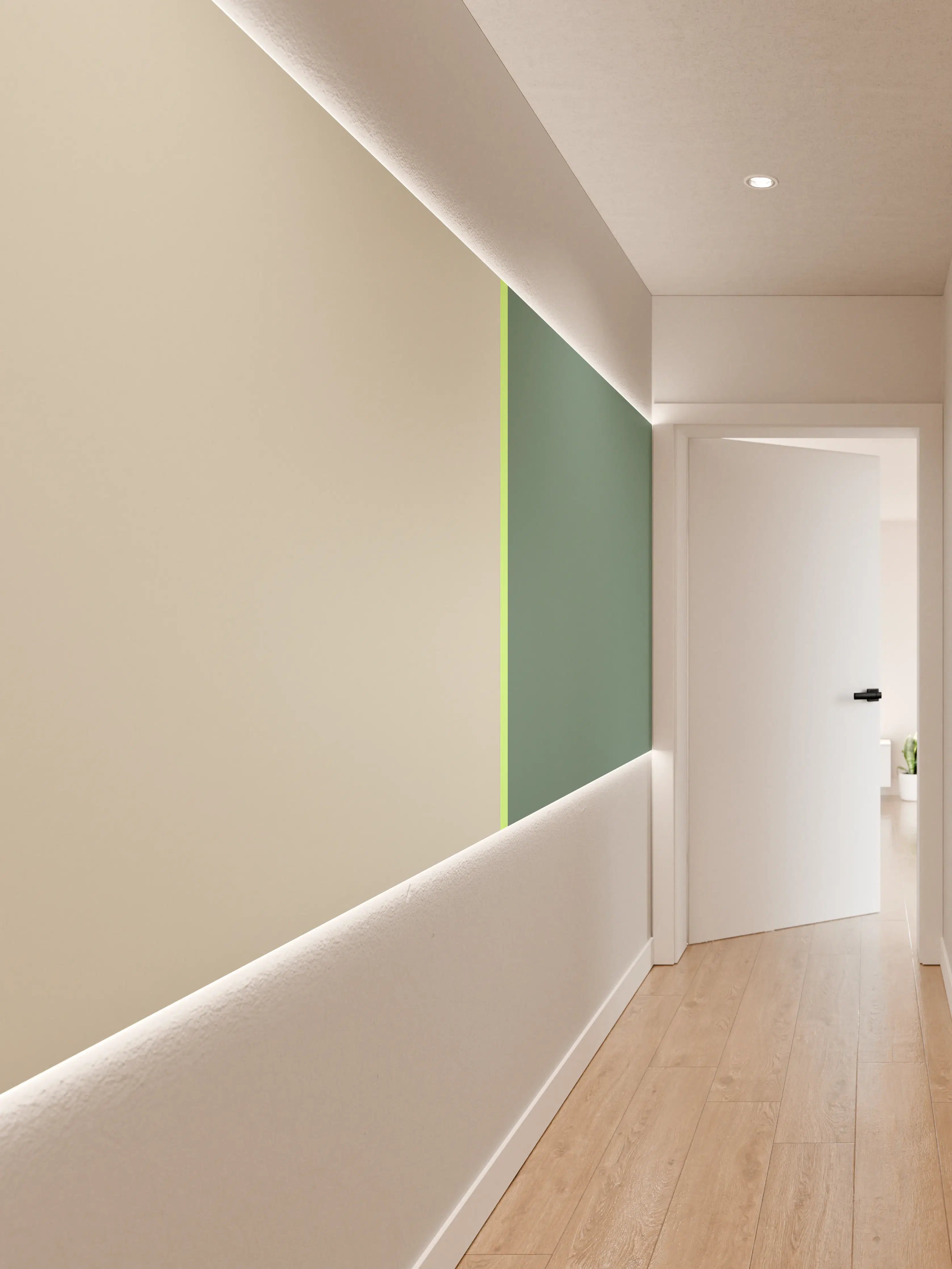 Wandverkleidung Flur - The Greens - Easy Vertical - Granny Smith