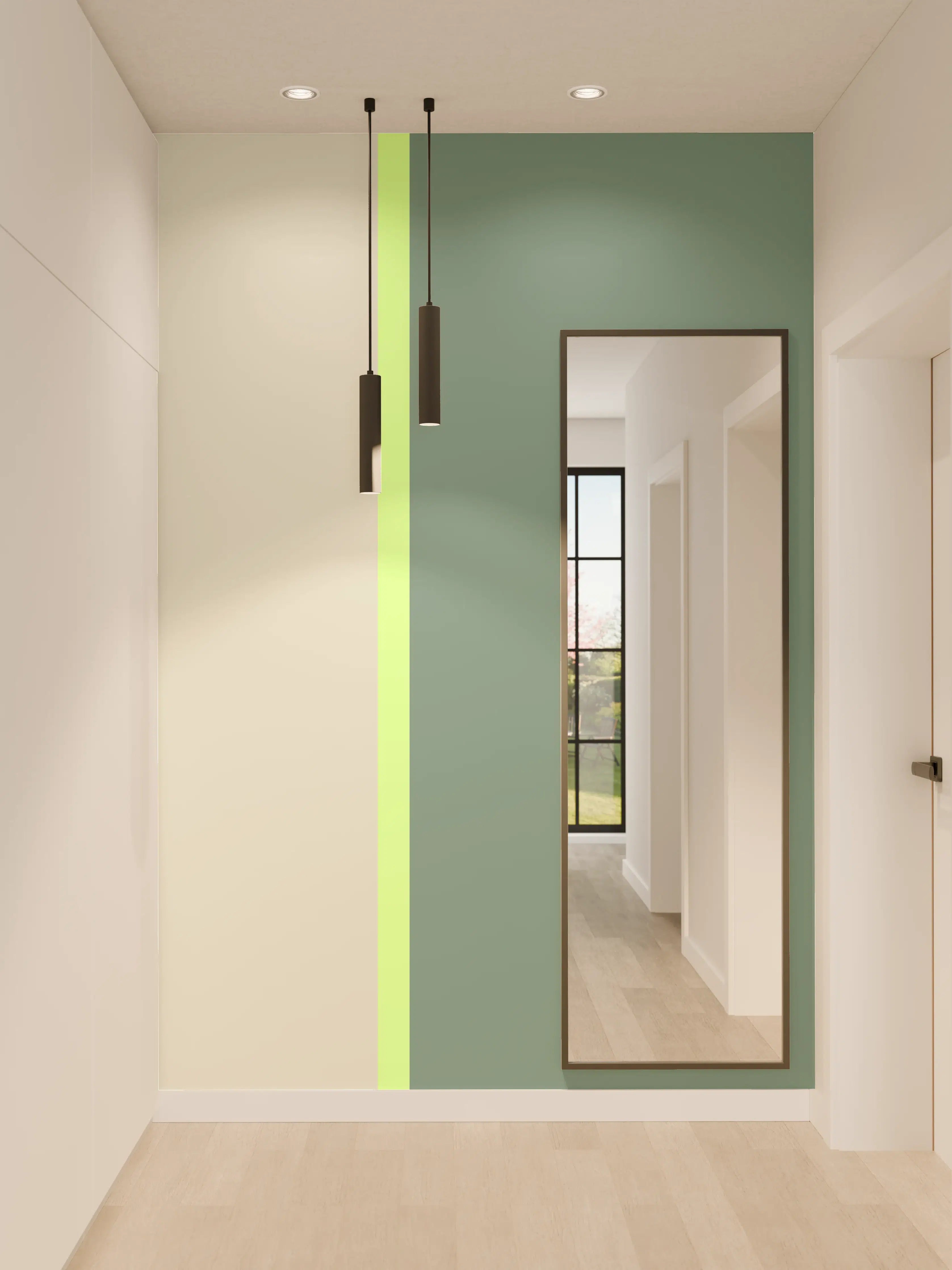 Wandverkleidung Flur - The Greens - Easy Vertical - Granny Smith
