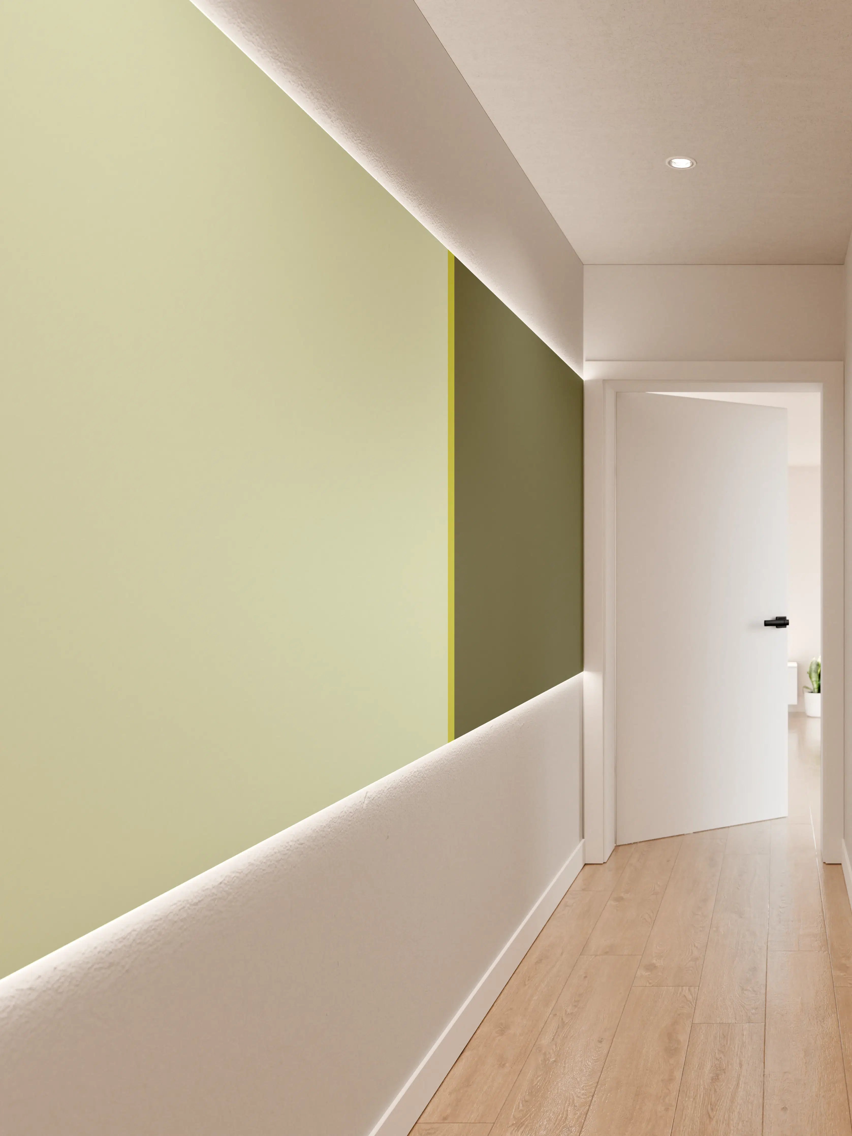 Wandverkleidung Flur - The Greens - Easy Vertical - Olive