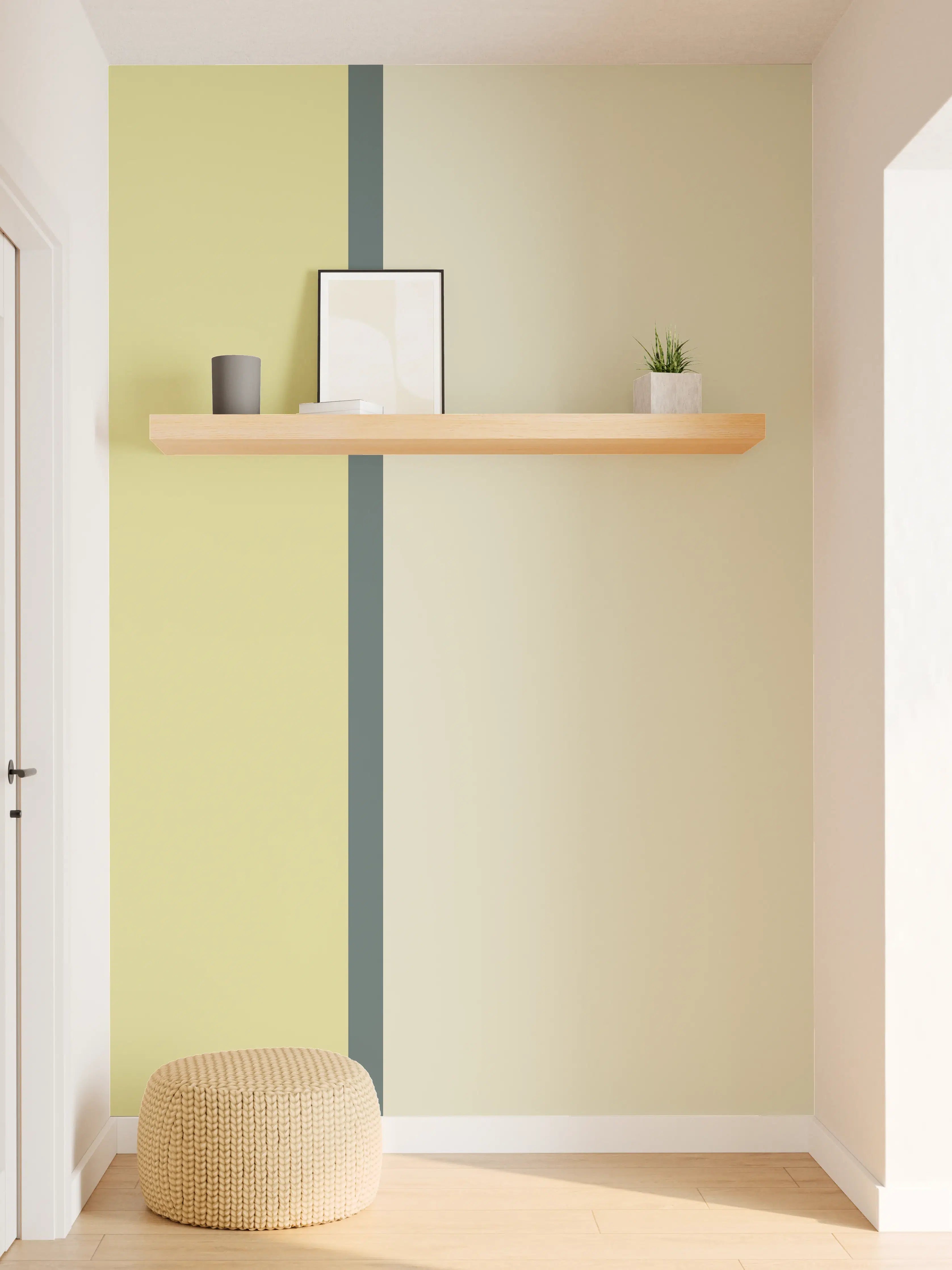 Wandverkleidung Flur - The Greens - Easy Vertical - Pistachio