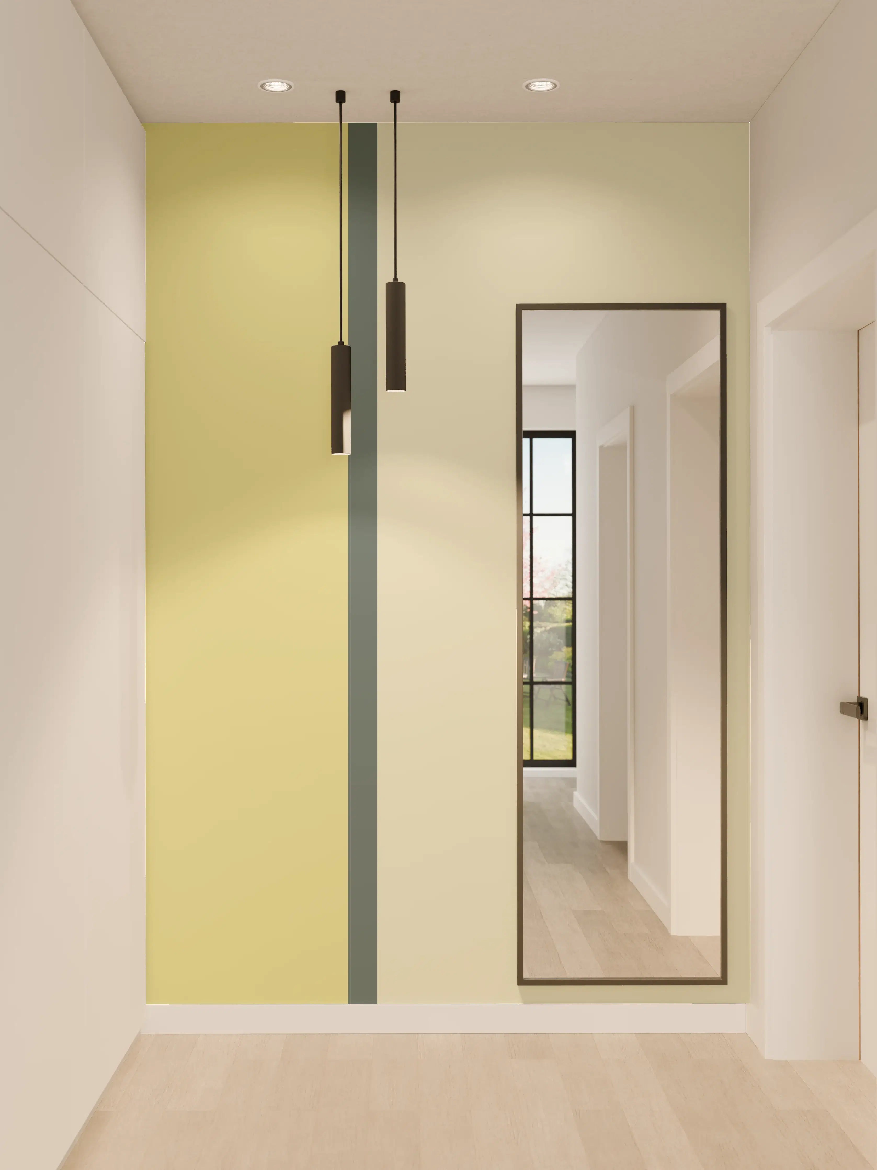 Wandverkleidung Flur - The Greens - Easy Vertical - Pistachio