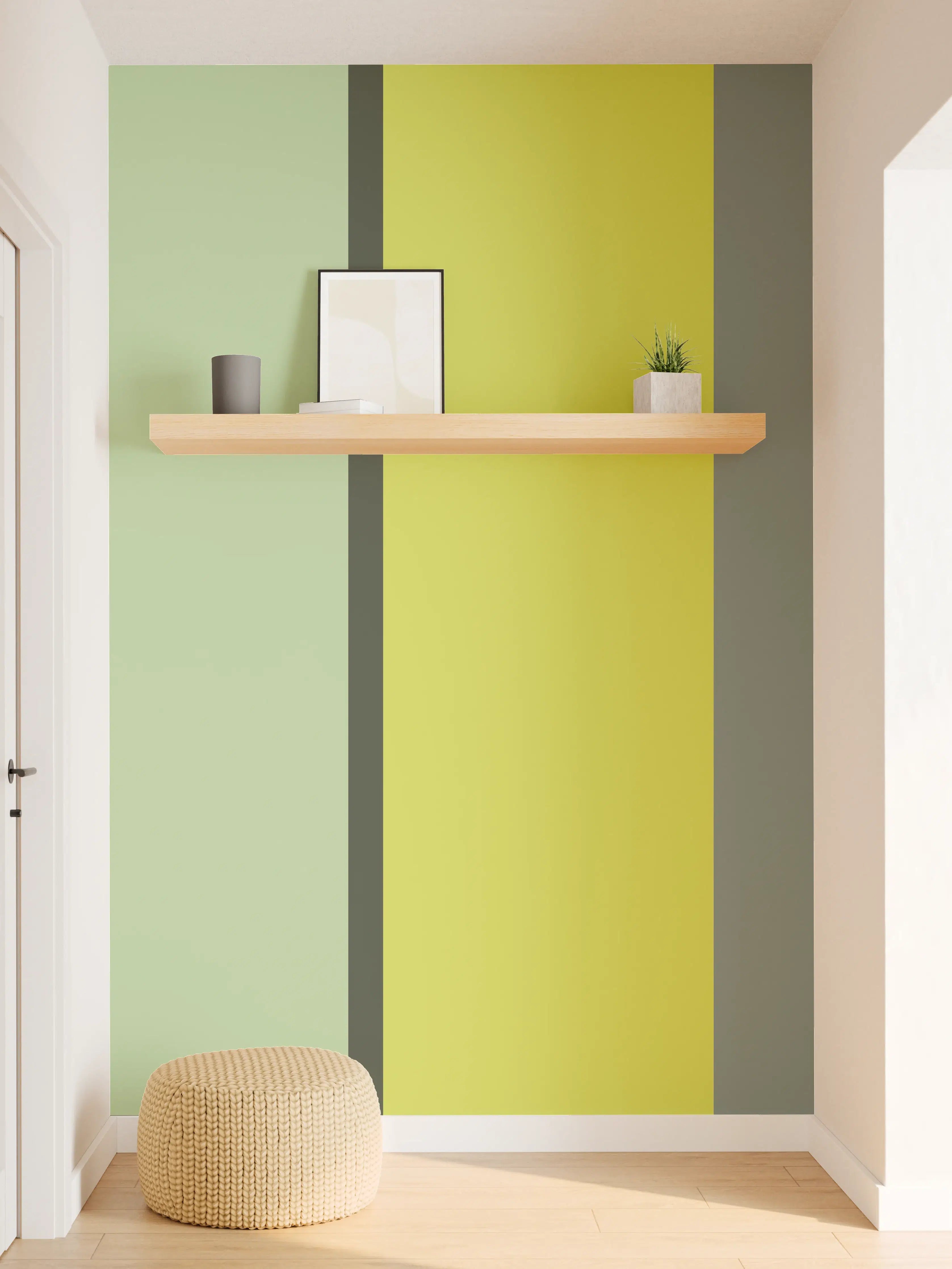 Wandverkleidung Flur - The Greens - Vertical - Matcha