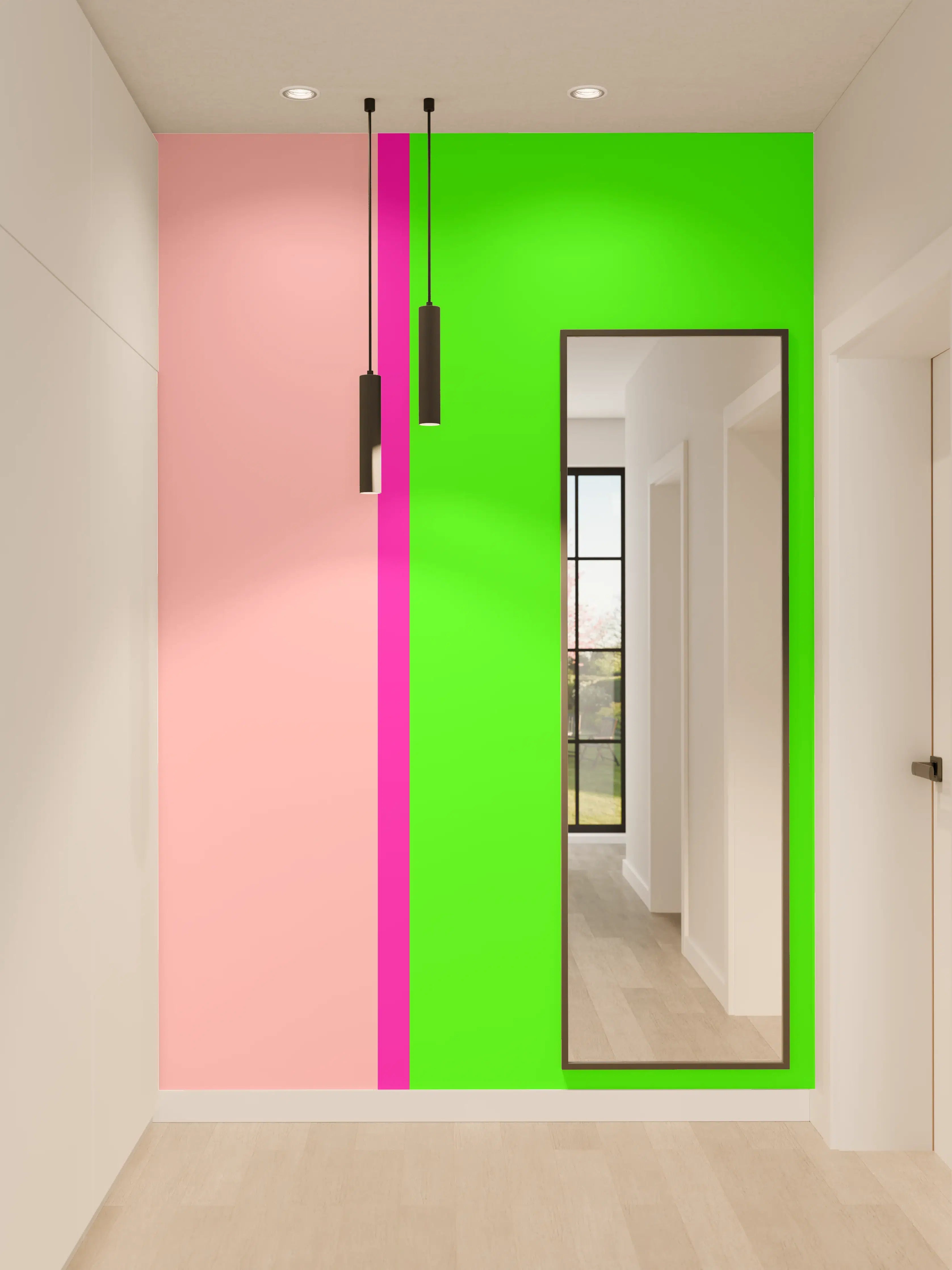 Wandverkleidung Flur - The Neons - Easy Vertikal - Nox