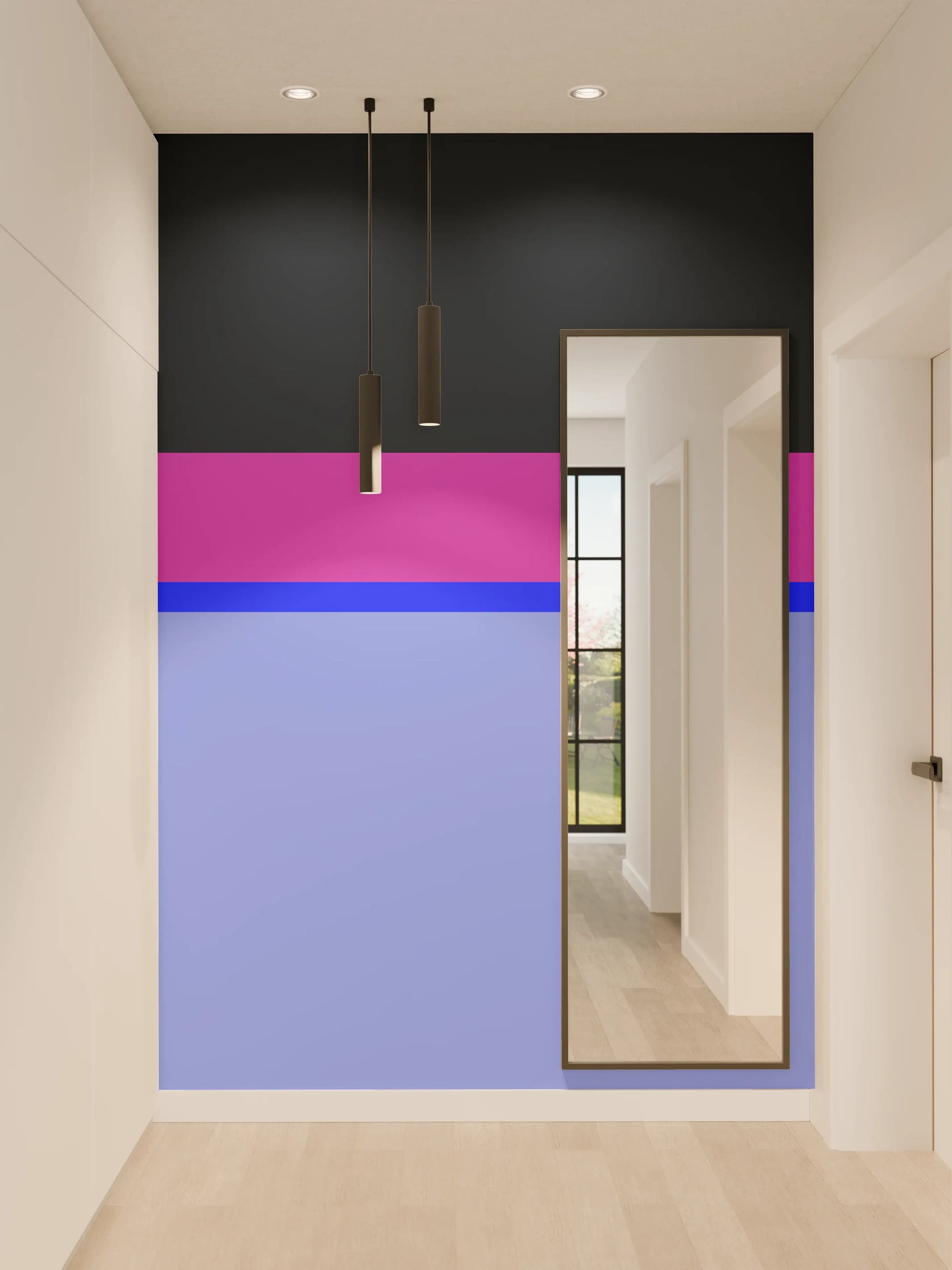 Wandverkleidung Flur - The Neons - Horizontal - Luna