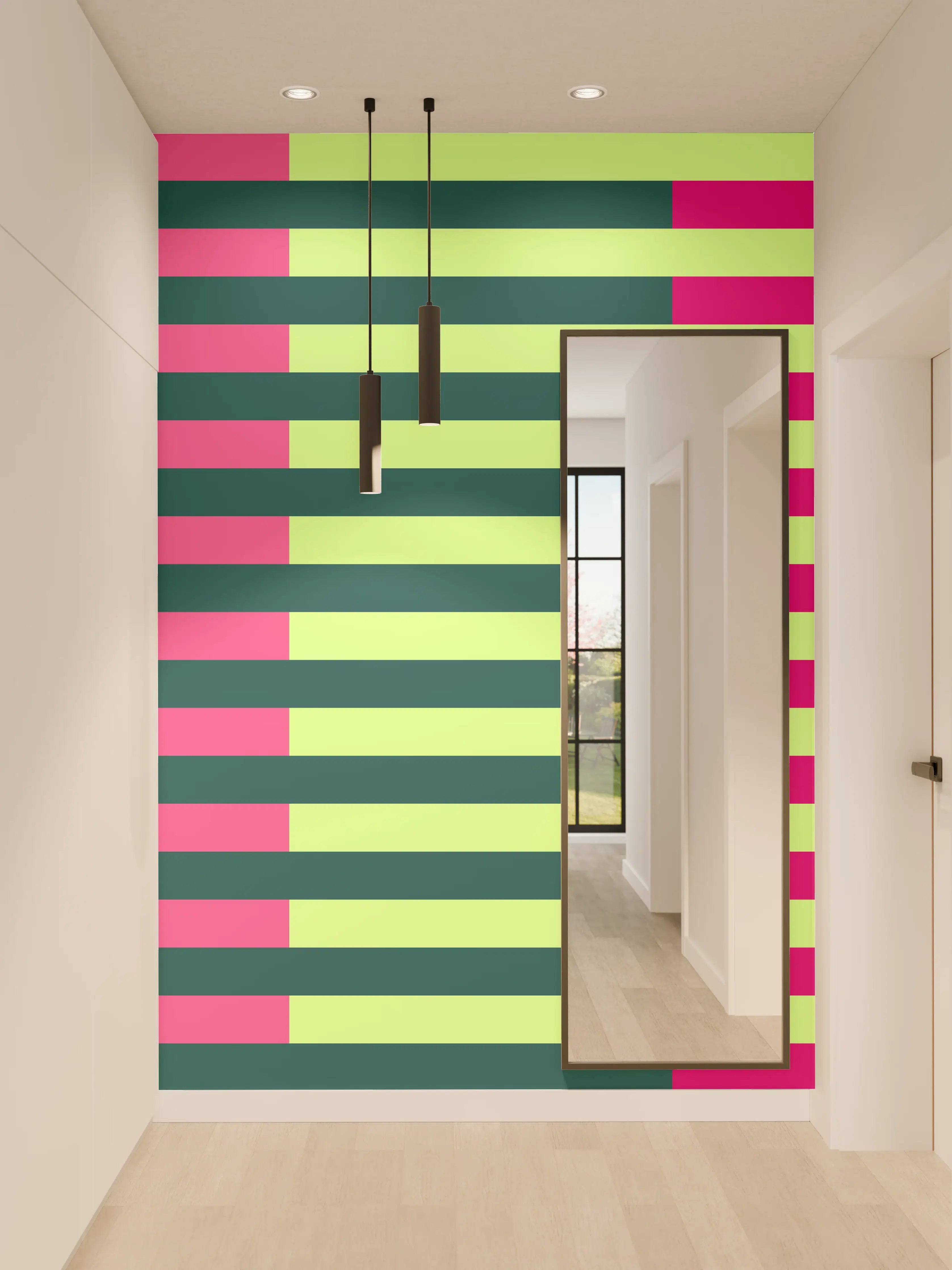 Wandverkleidung Flur - The Neons - Multy Stripes - Lyra