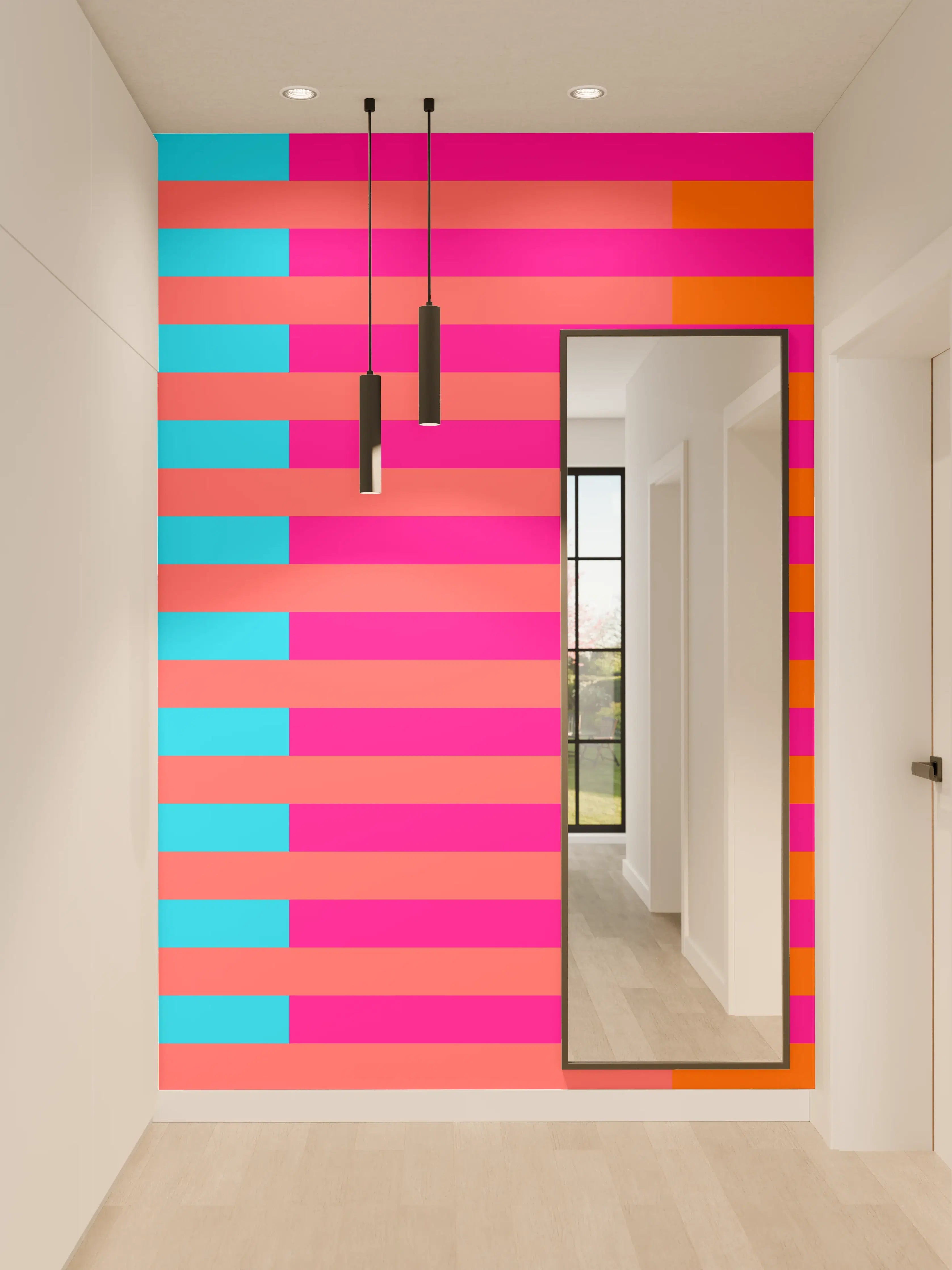 Wandverkleidung Flur - The Neons - Multy Stripes - Nova