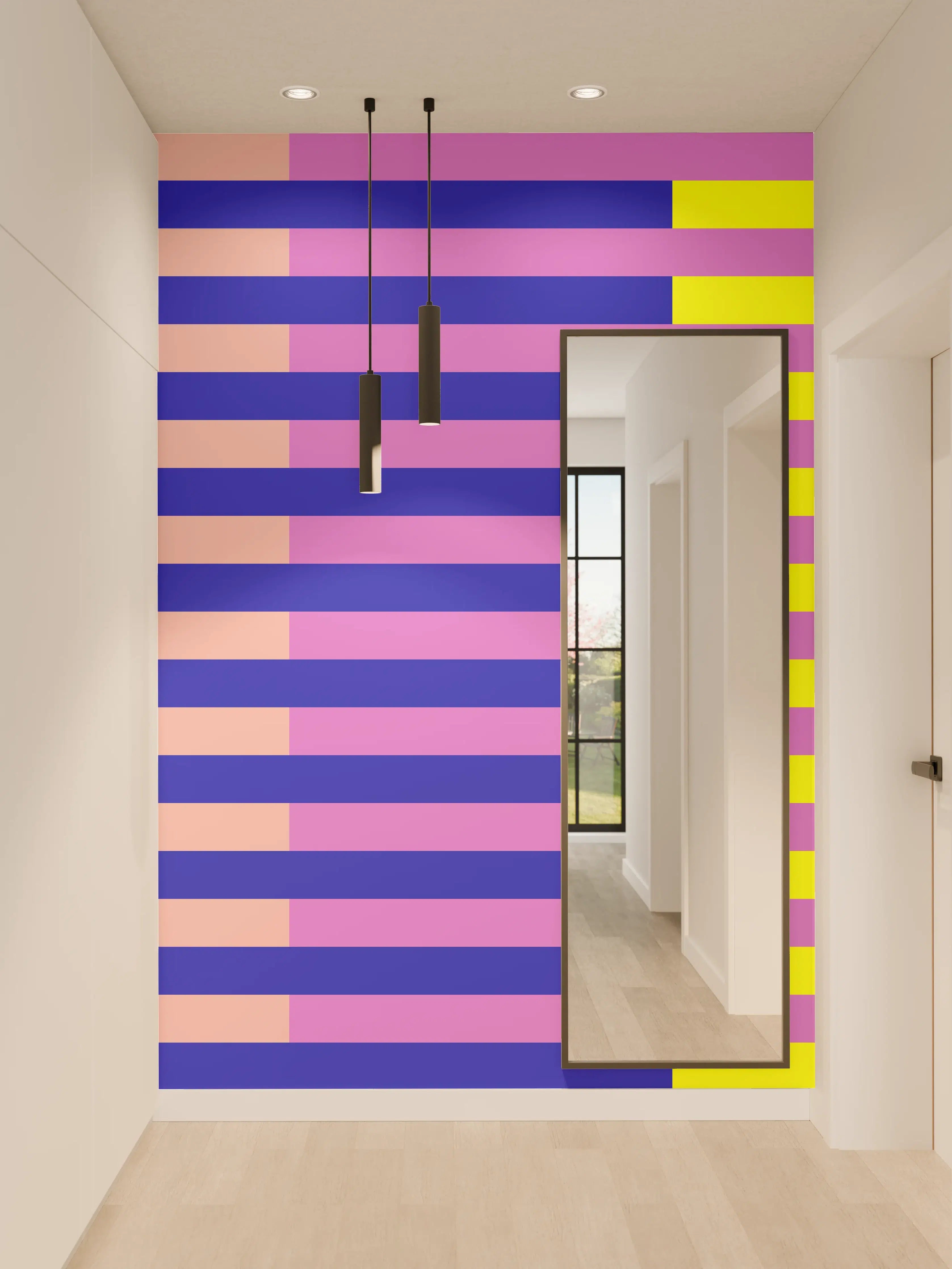 Wandverkleidung Flur - The Neons - Multy Stripes - Stellar