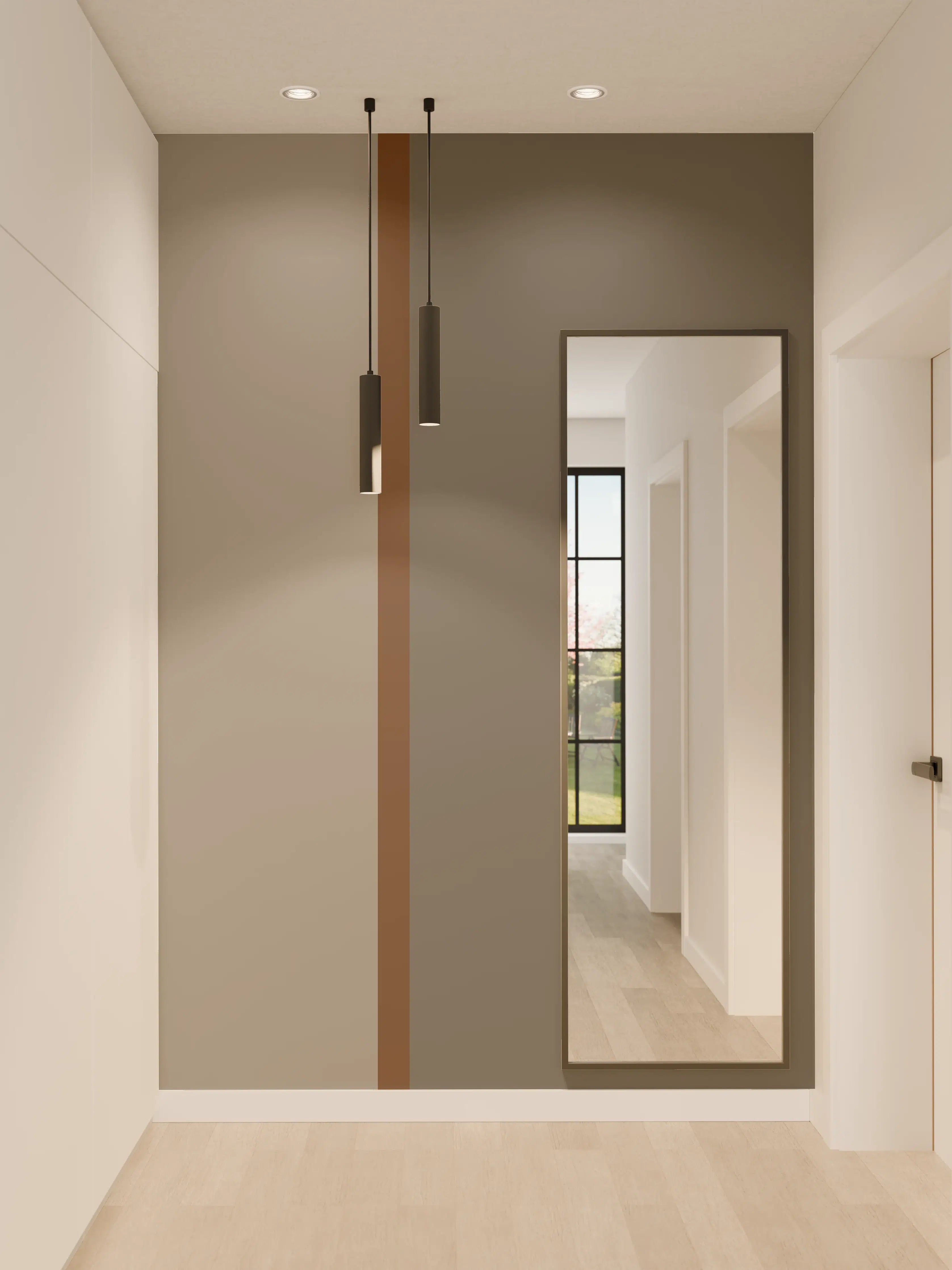 Wandverkleidung Flur - The Nudes - Easy Vertikal - Ash