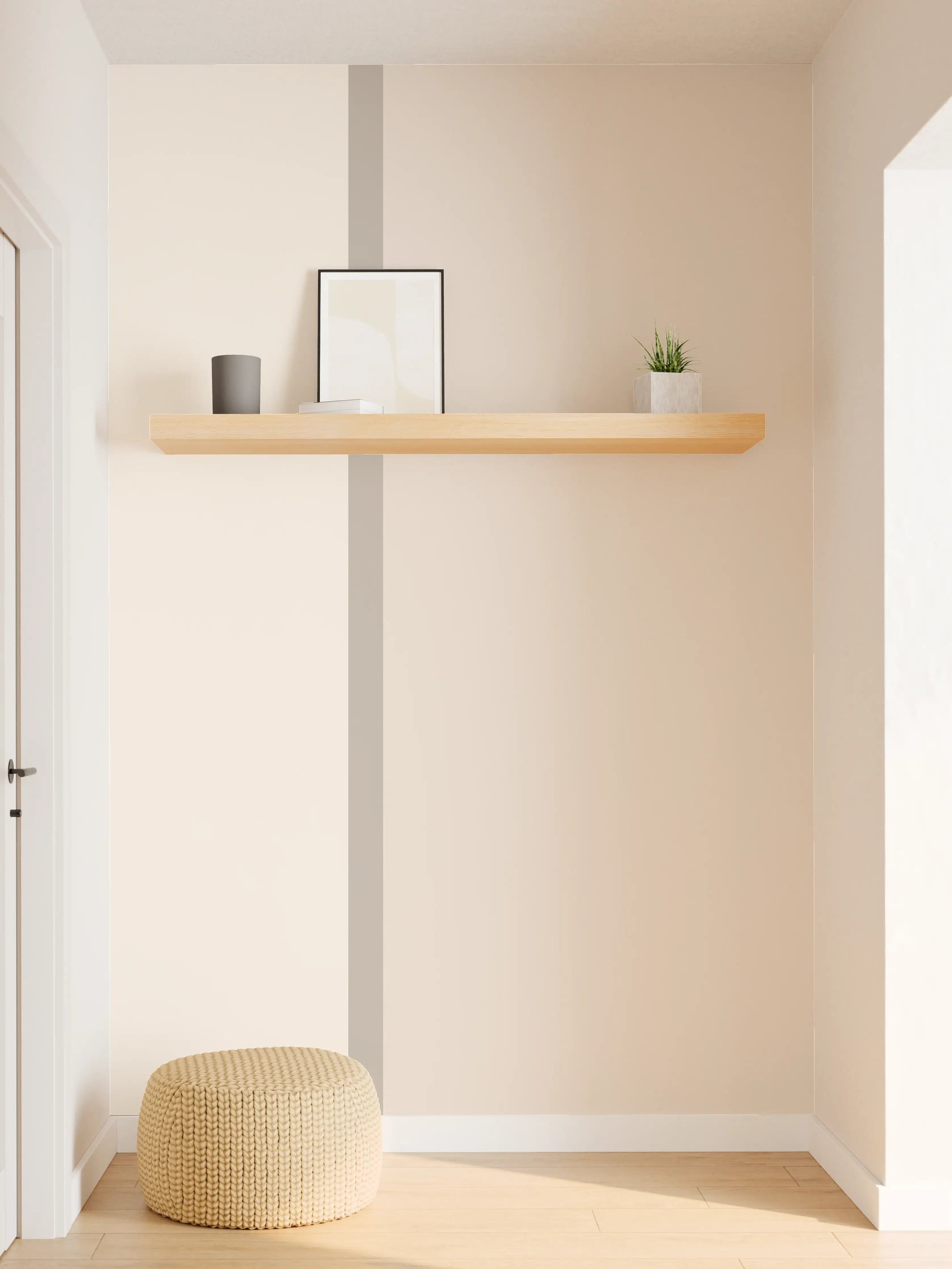 Wandverkleidung Flur - The Nudes - Easy Vertikal - Caramel