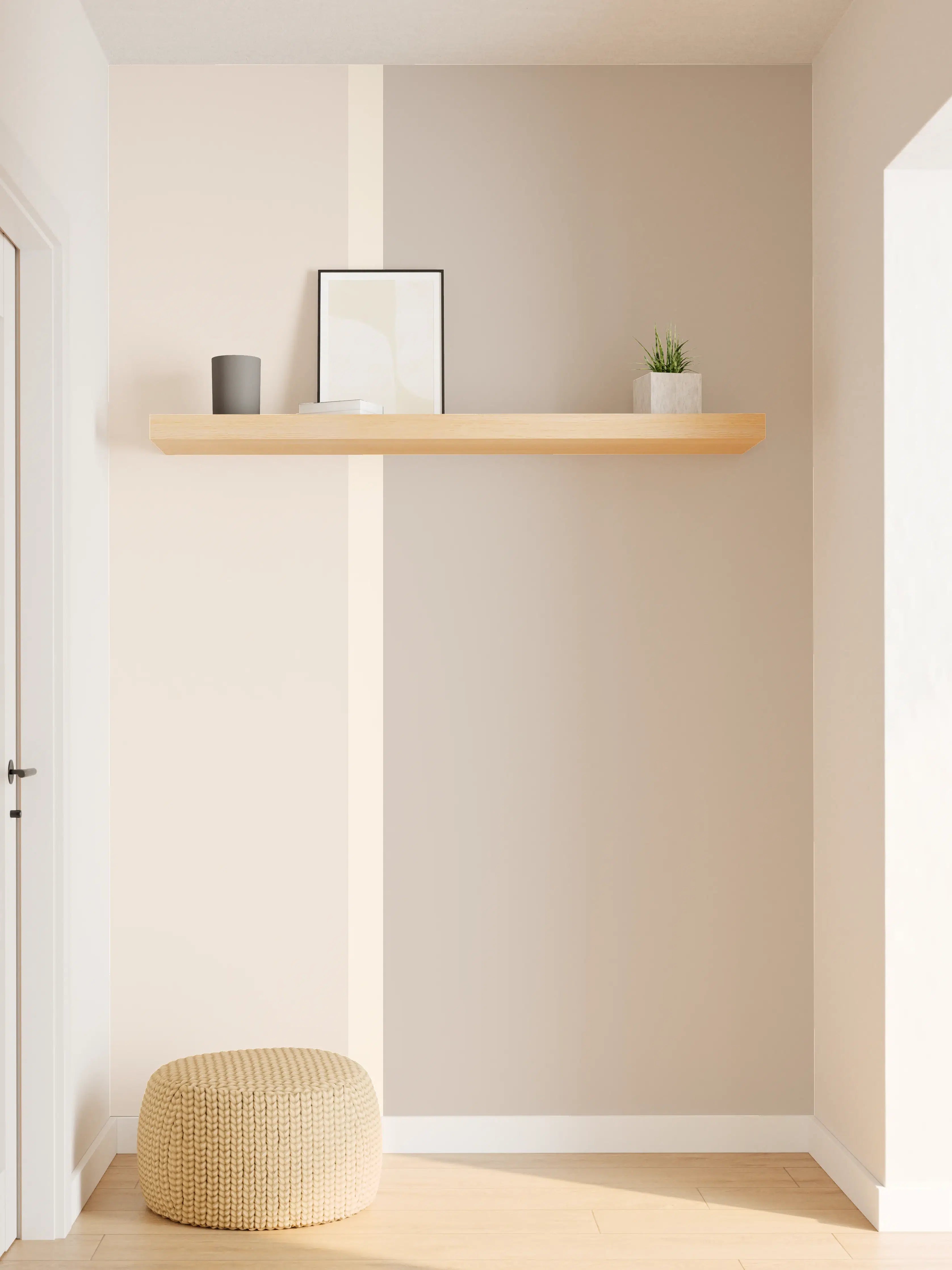 Wandverkleidung Flur - The Nudes - Easy Vertikal - Latte