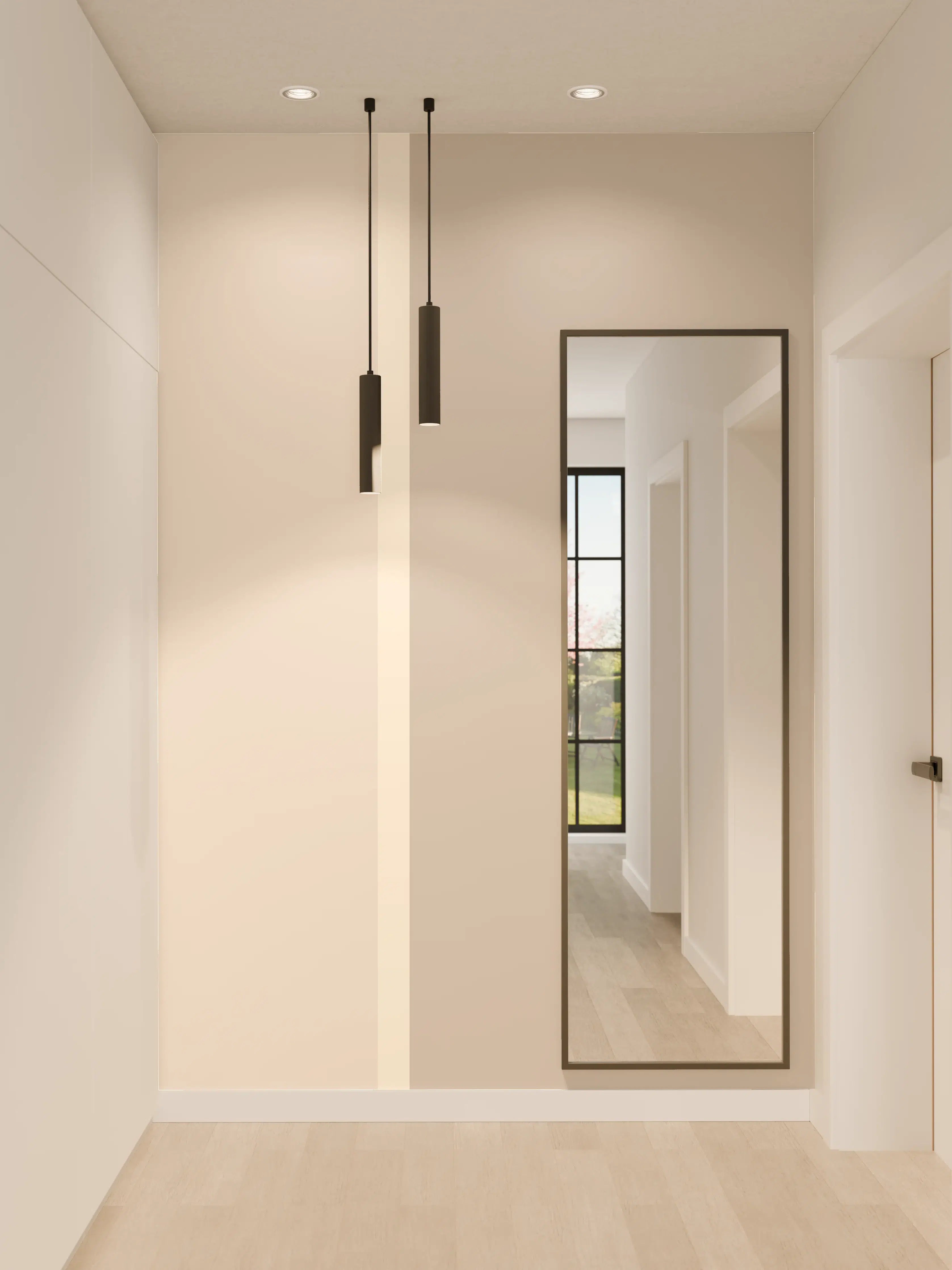 Wandverkleidung Flur - The Nudes - Easy Vertikal - Latte