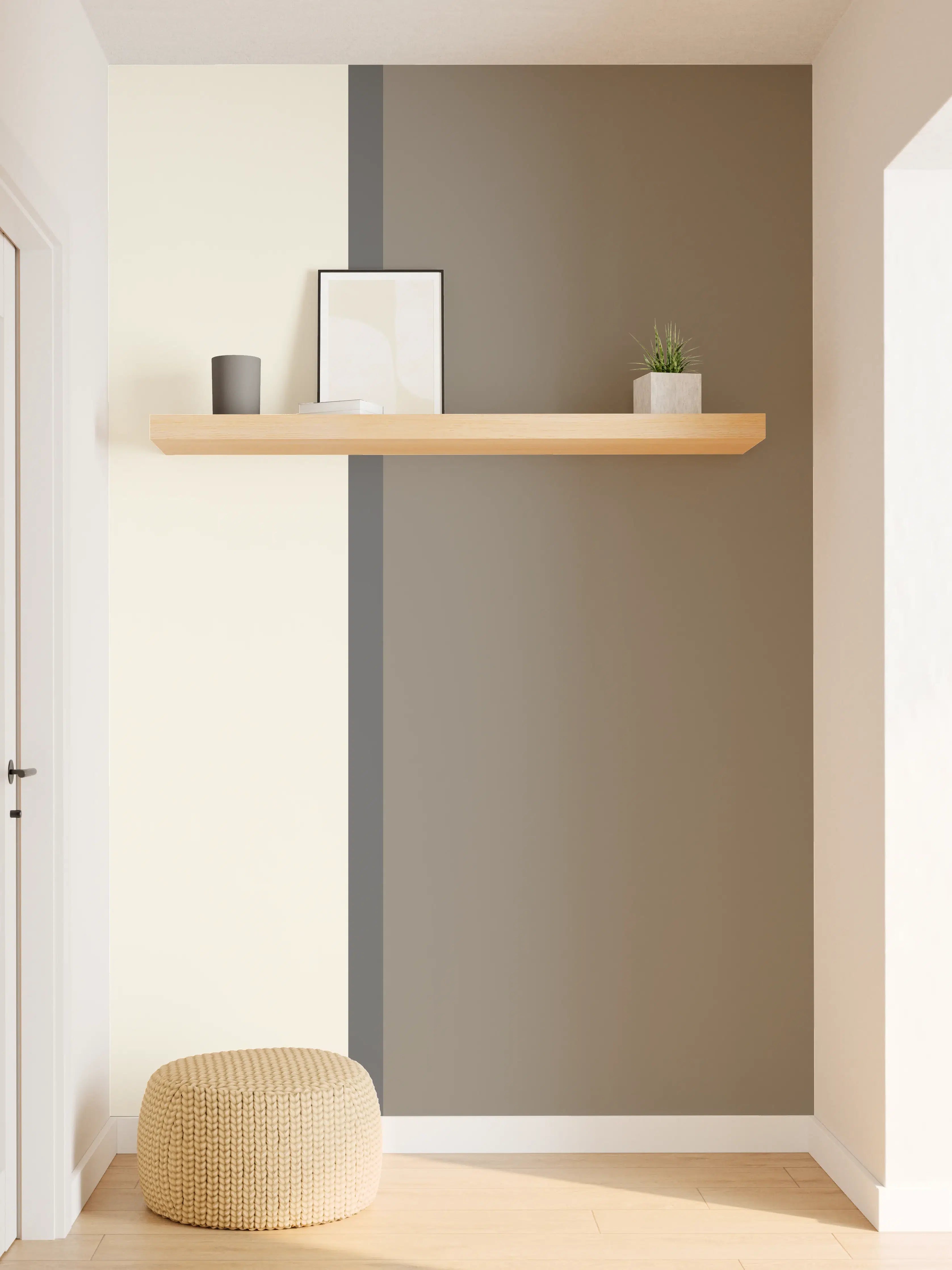 Wandverkleidung Flur - The Nudes - Easy Vertikal - Toffee