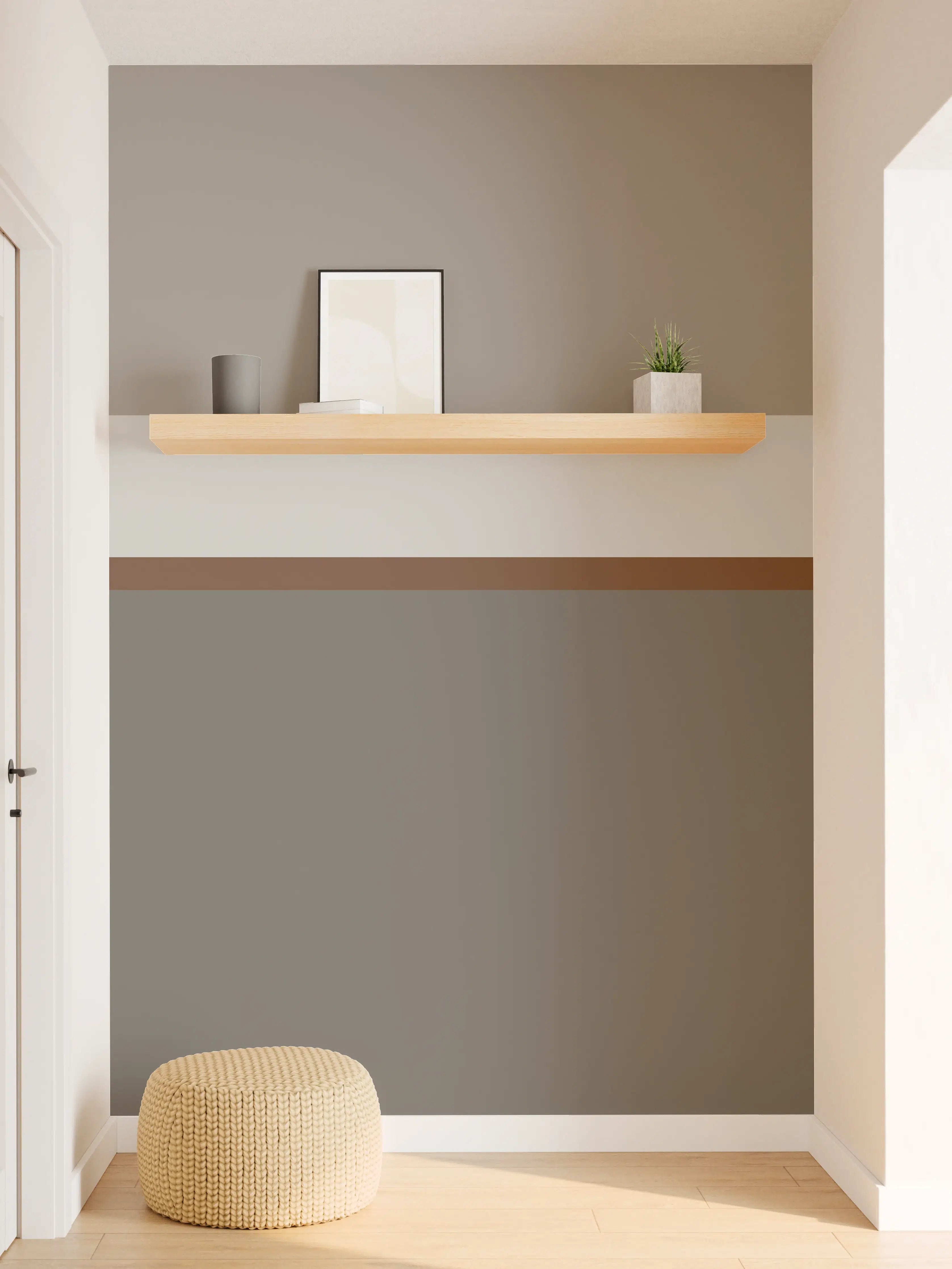 Wandverkleidung Flur - The Nudes - Horizontal - Ash