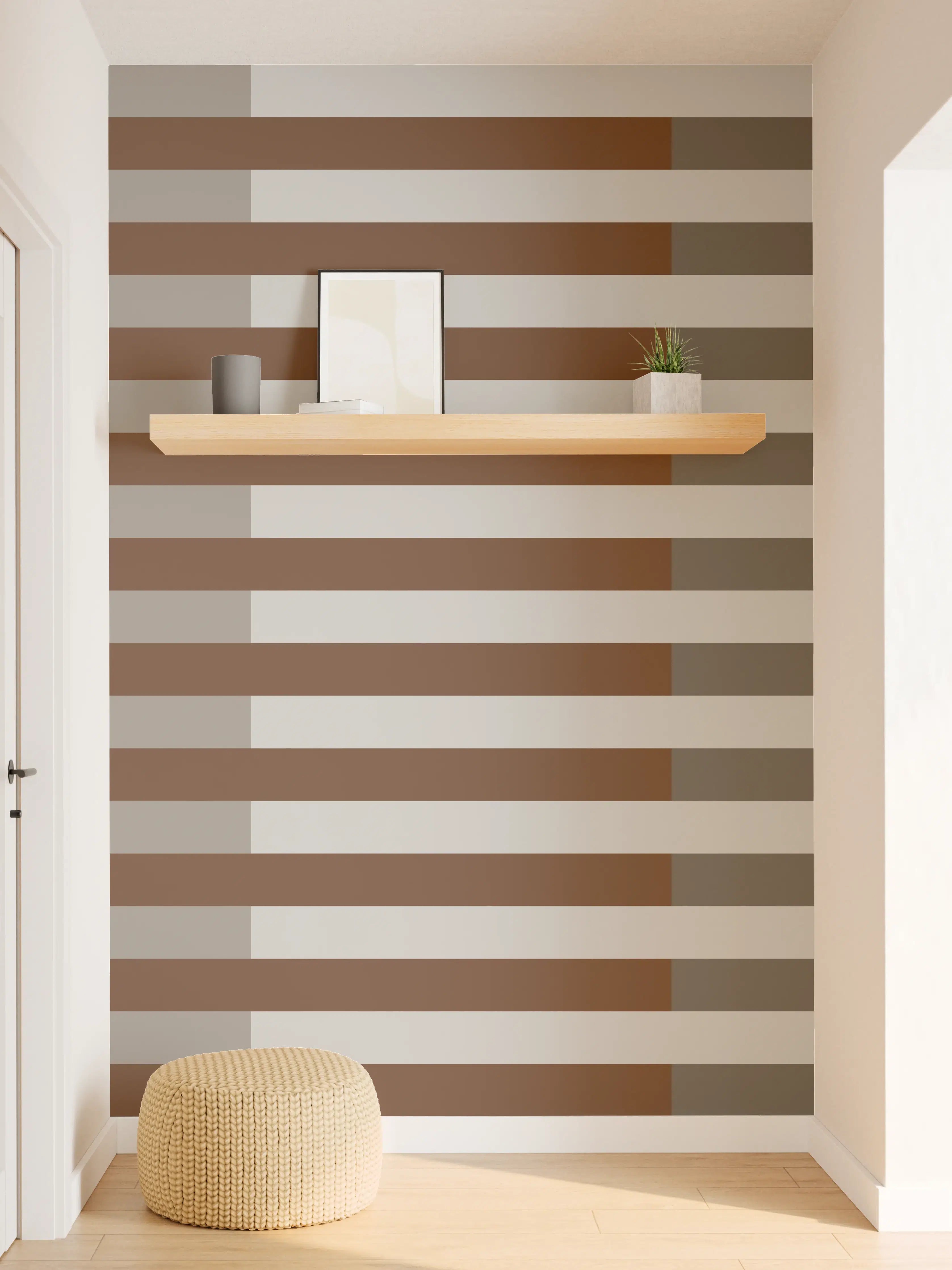 Wandverkleidung Flur - The Nudes - Multy Stripes - Ash
