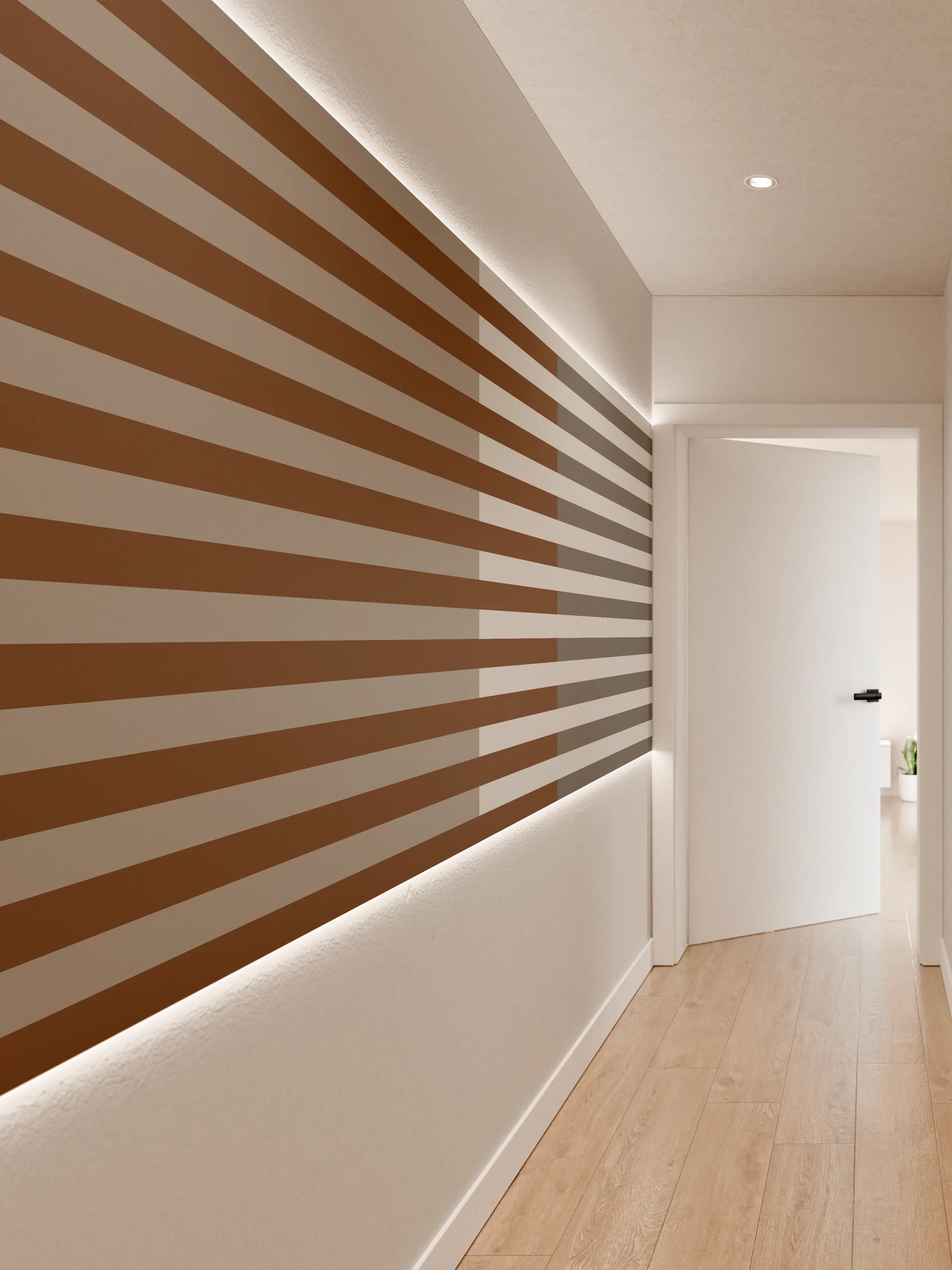 Wandverkleidung Flur - The Nudes - Multy Stripes - Ash