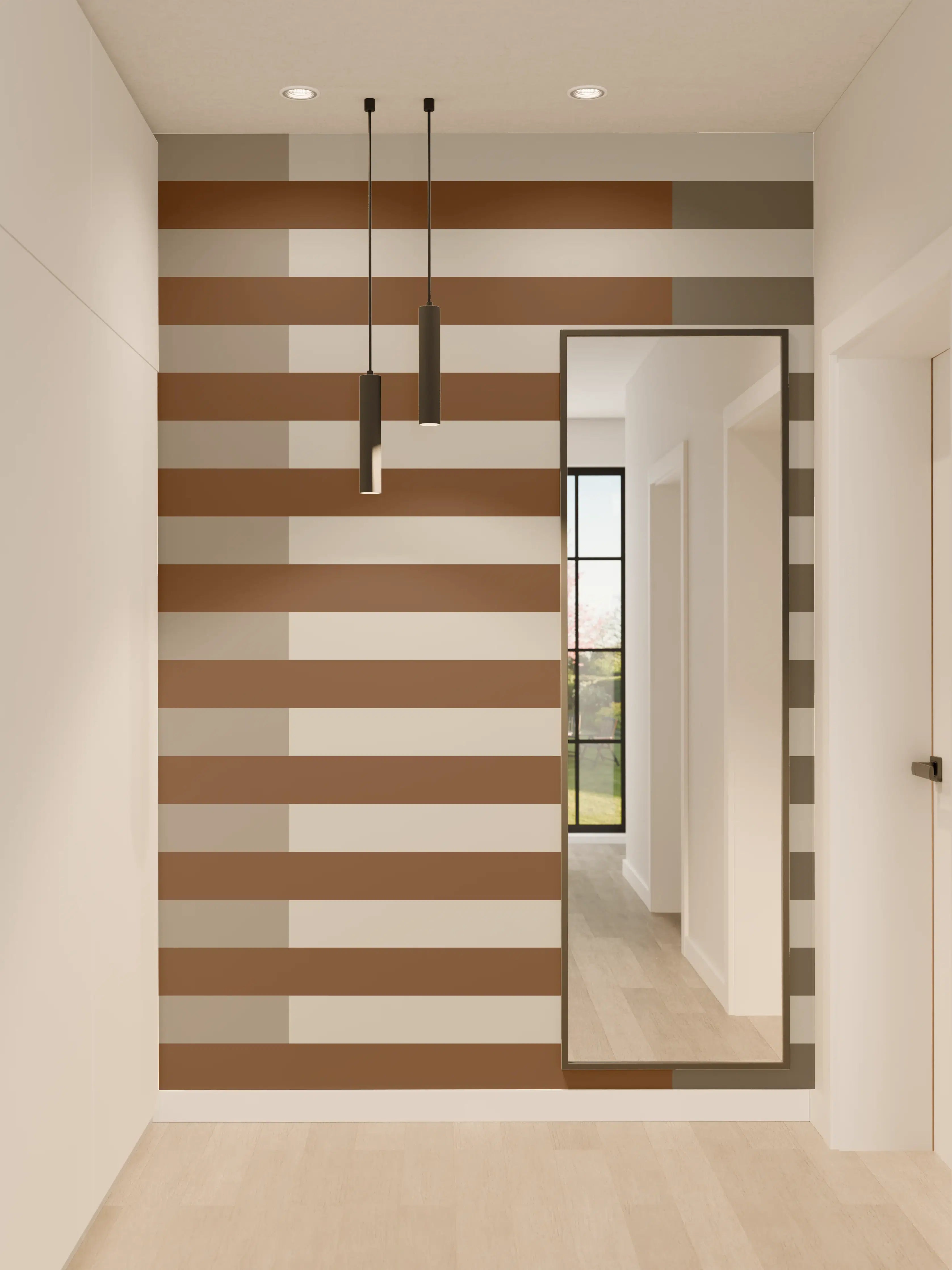 Wandverkleidung Flur - The Nudes - Multy Stripes - Ash