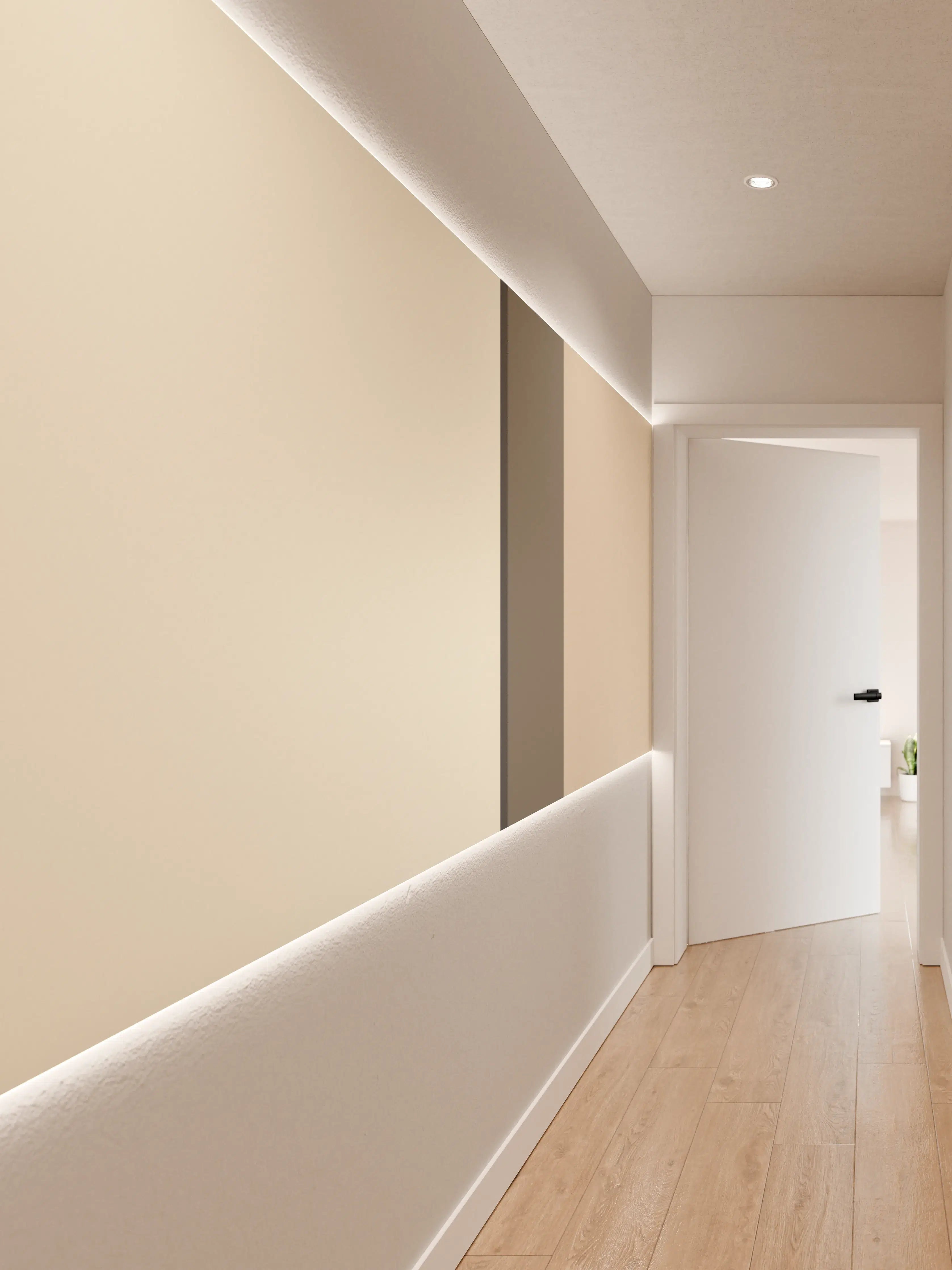 Wandverkleidung Flur - The Nudes - Vertikal - Toffee