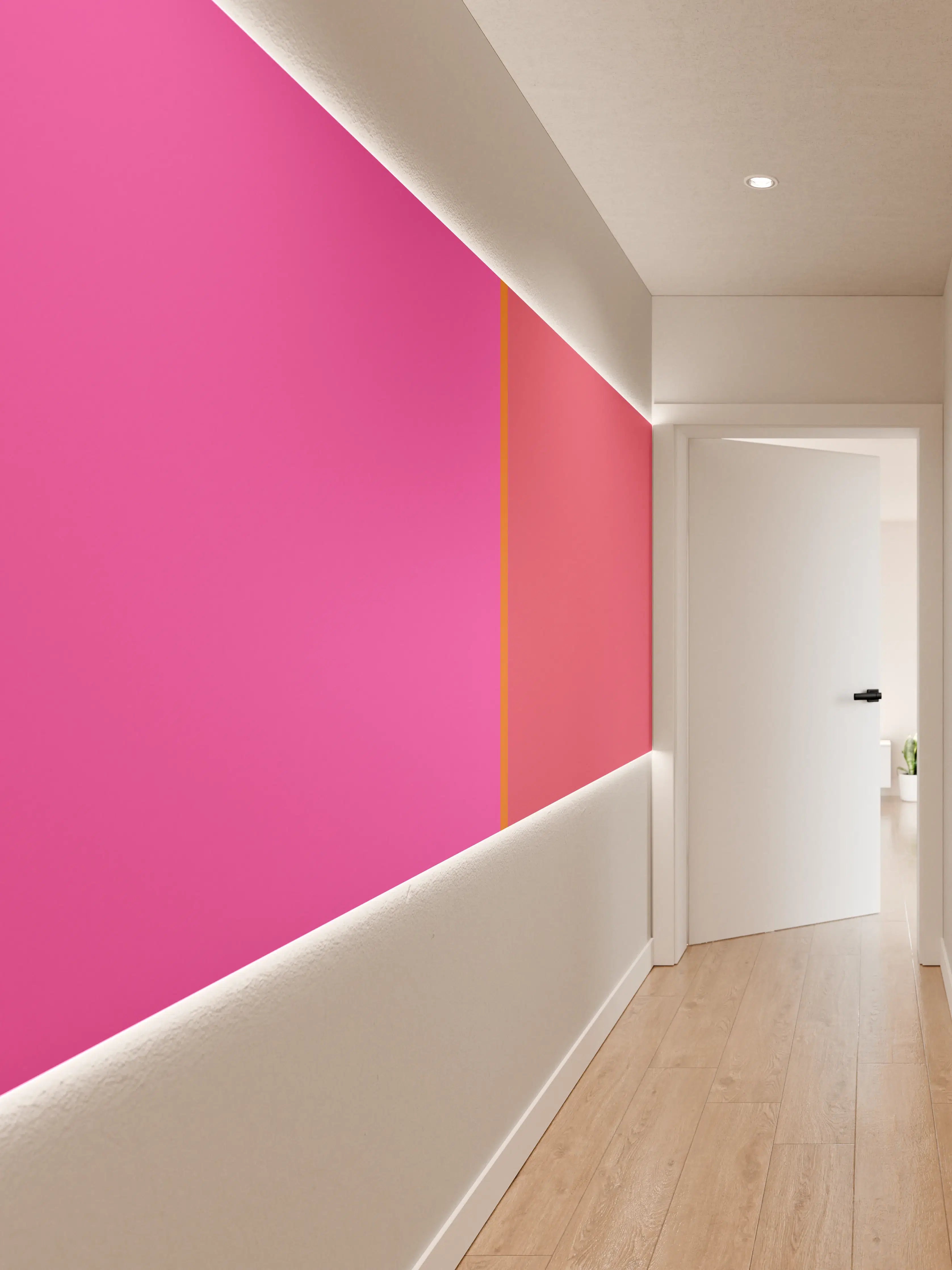 Wandverkleidung Flur - The Oranges - Easy Vertical - Fuchsia