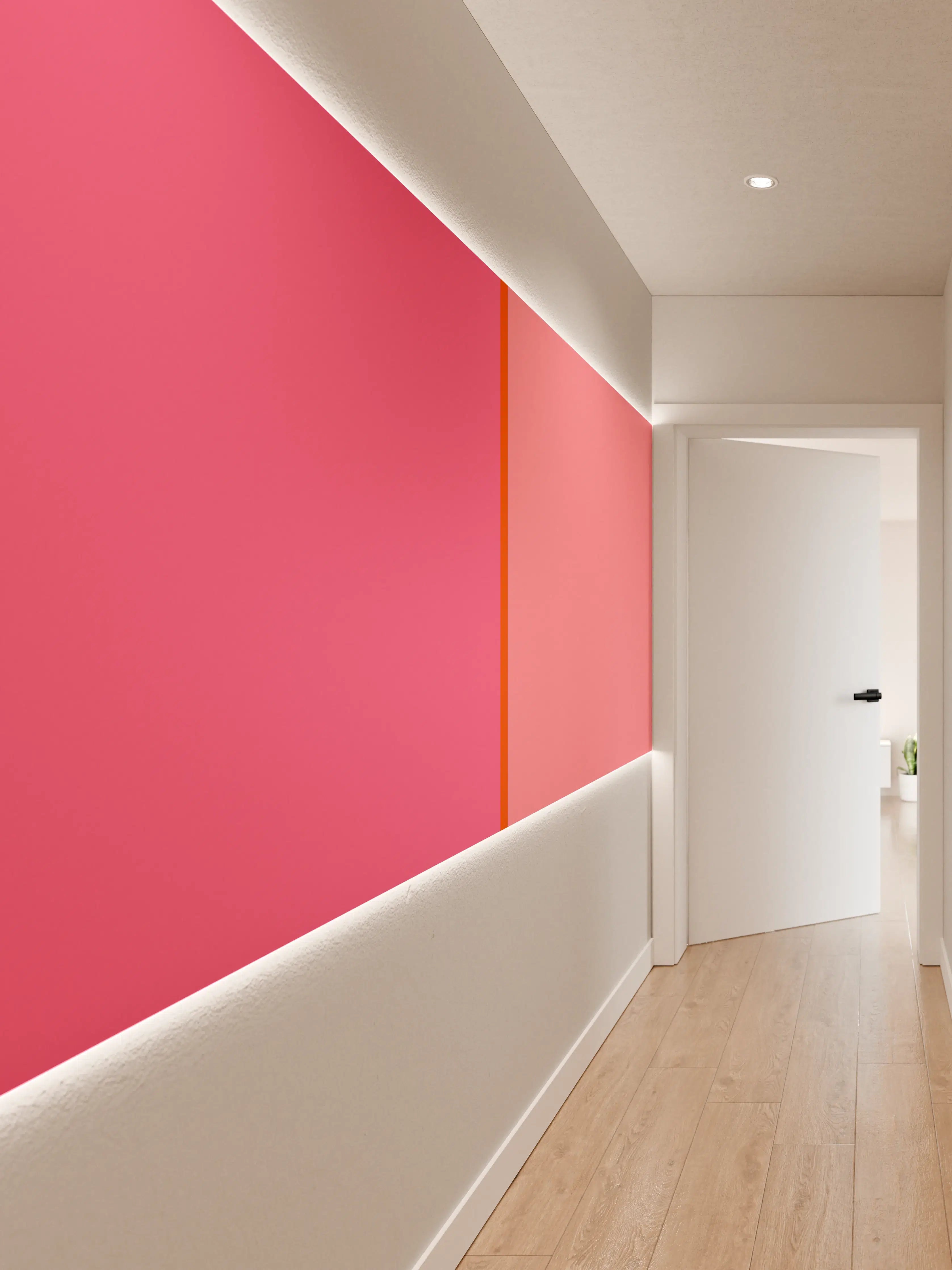 Wandverkleidung Flur - The Oranges - Easy Vertical - Raspberry