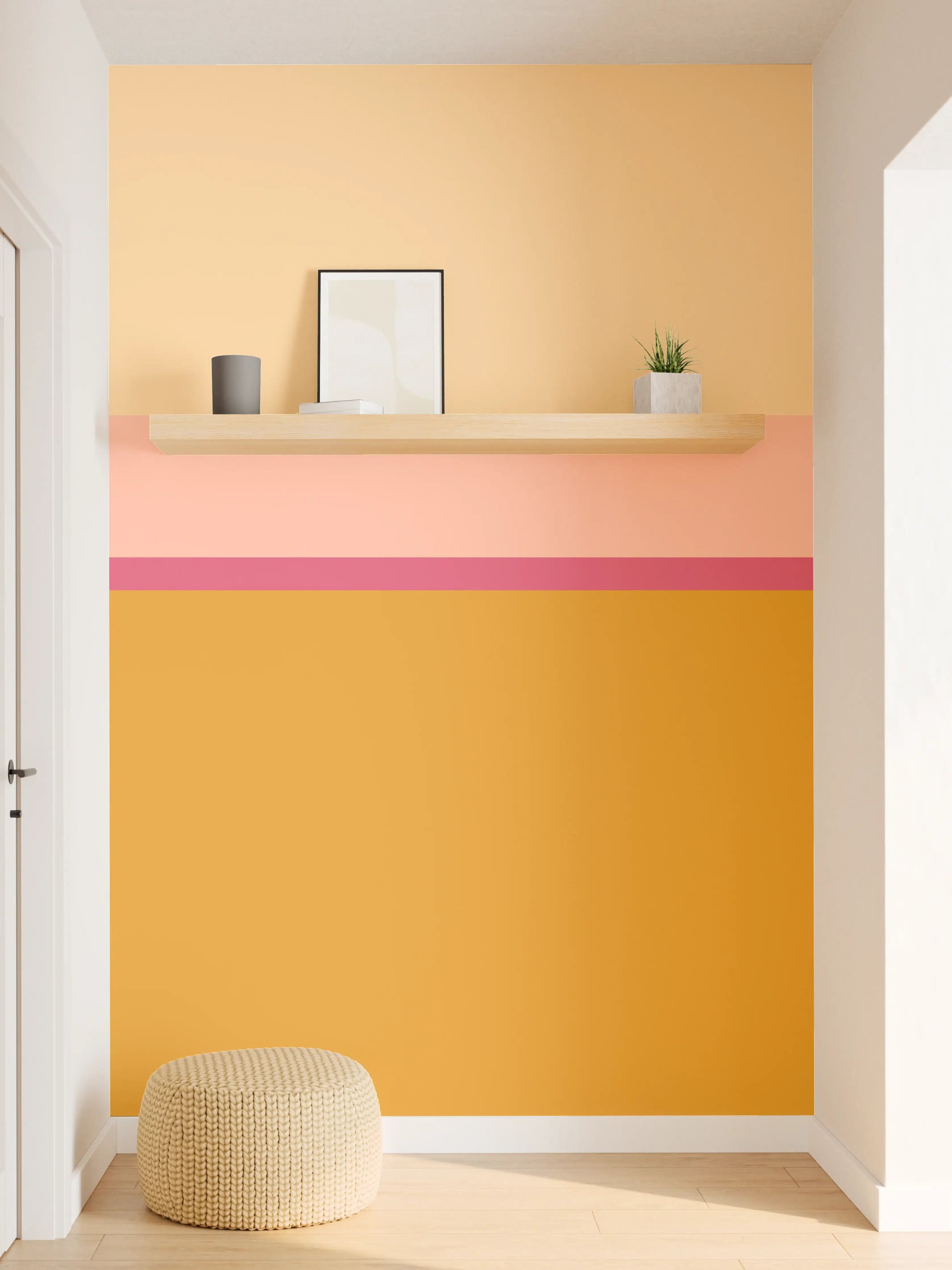 Wandverkleidung Flur - The Oranges - Horizontal - Cotton Candy
