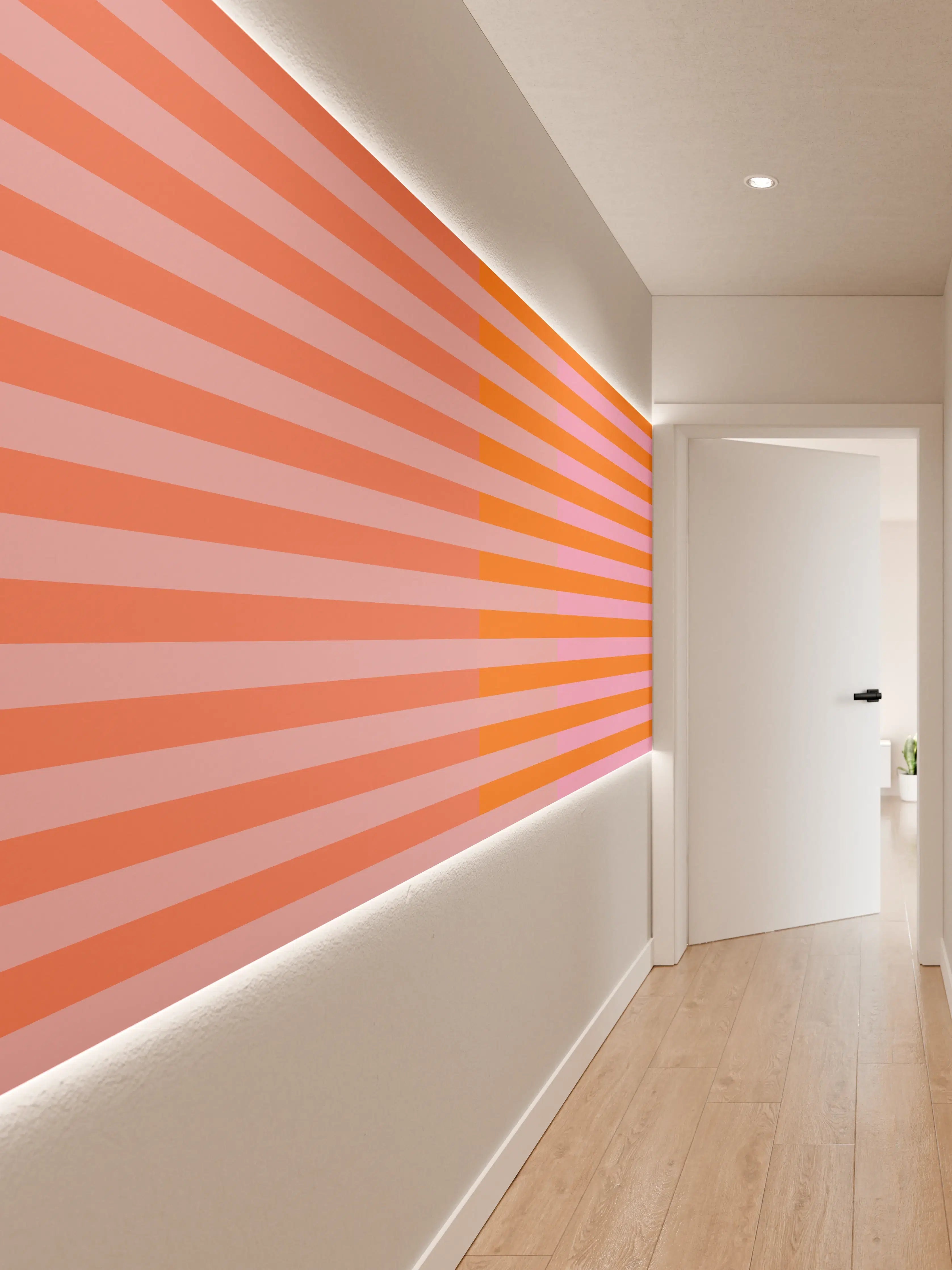 Wandverkleidung Flur - The Oranges - Multy Stripes - Coral