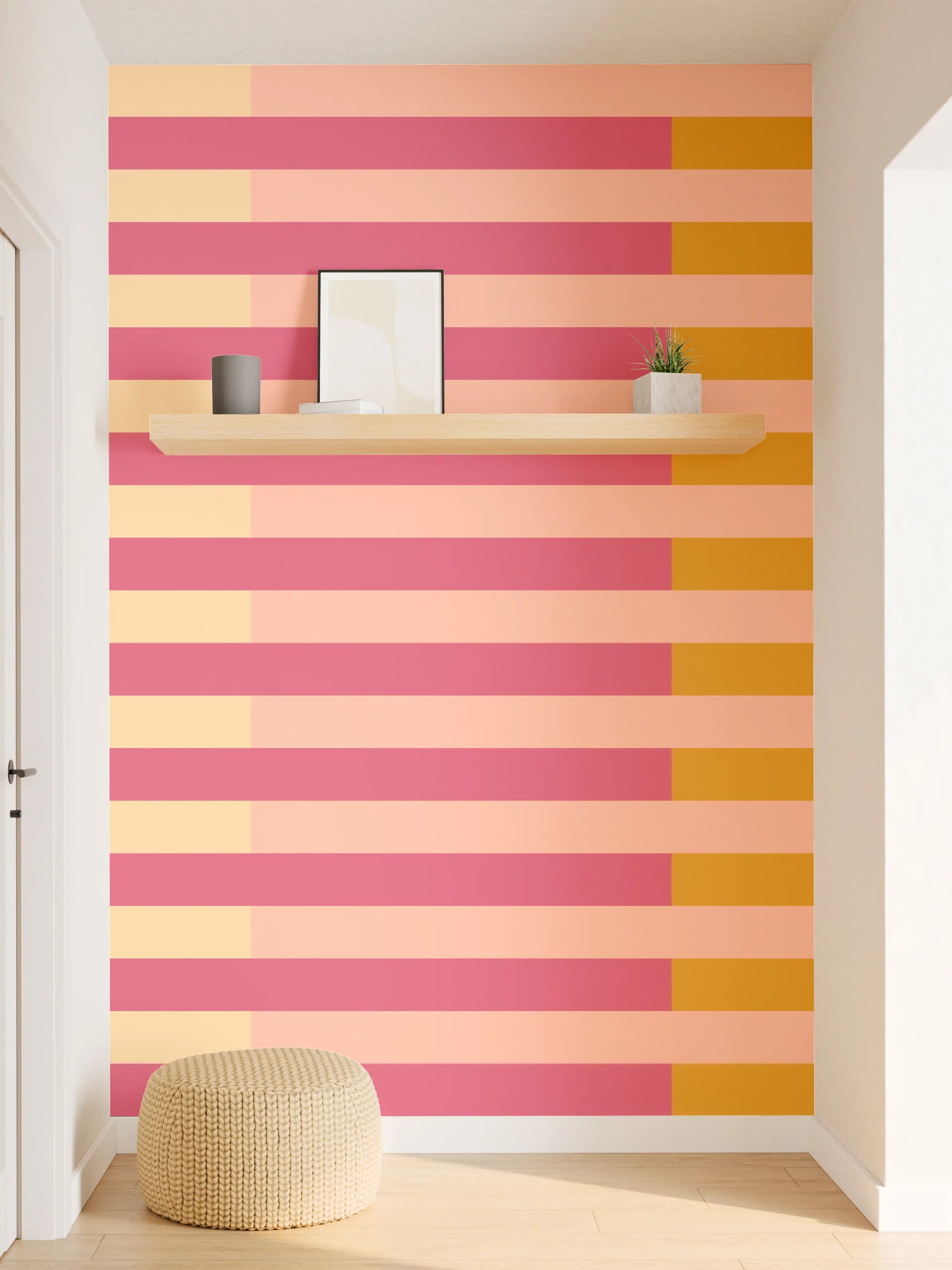Wandverkleidung Flur - The Oranges - Multy Stripes - Cotton Candy