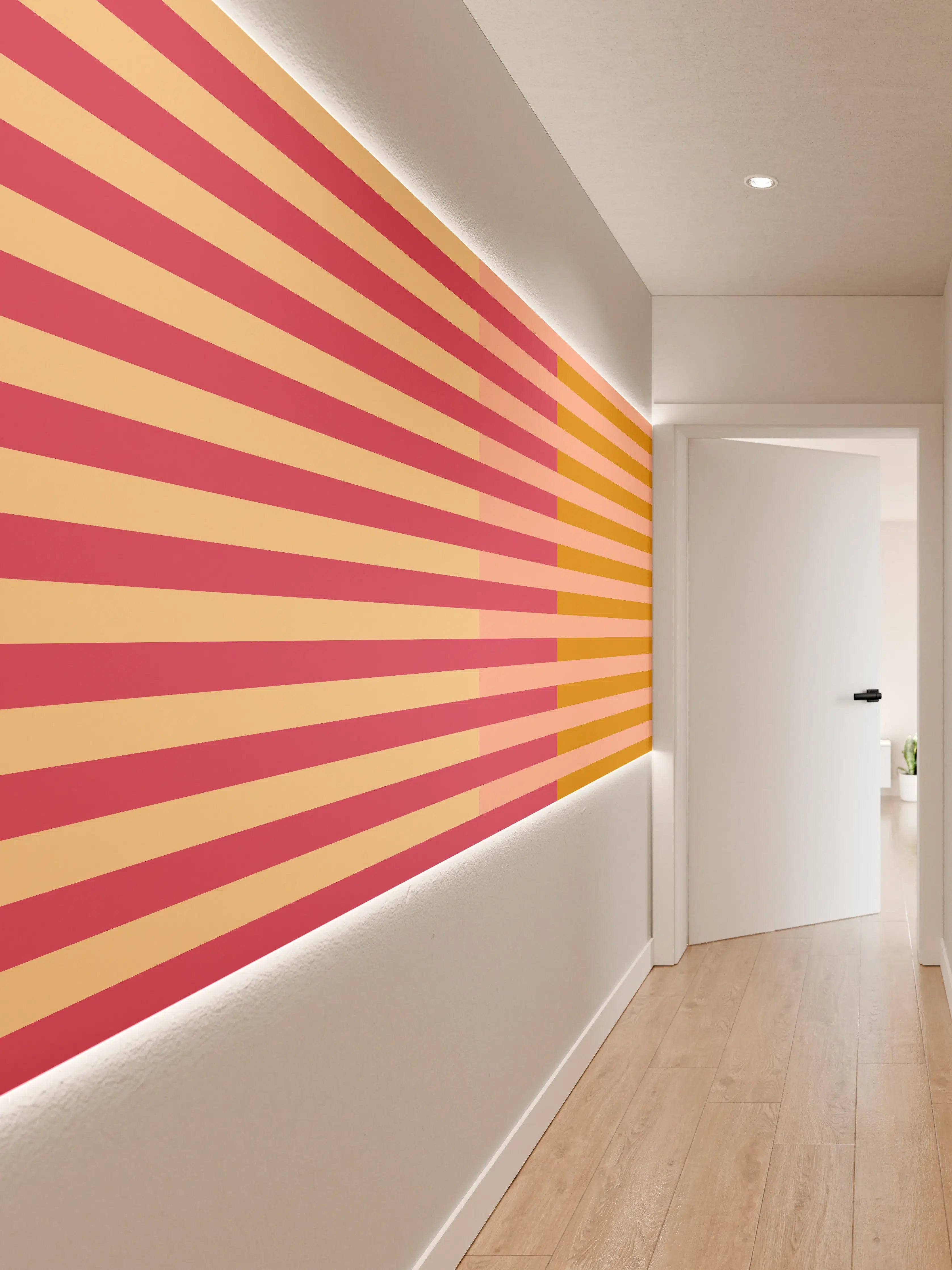 Wandverkleidung Flur - The Oranges - Multy Stripes - Cotton Candy