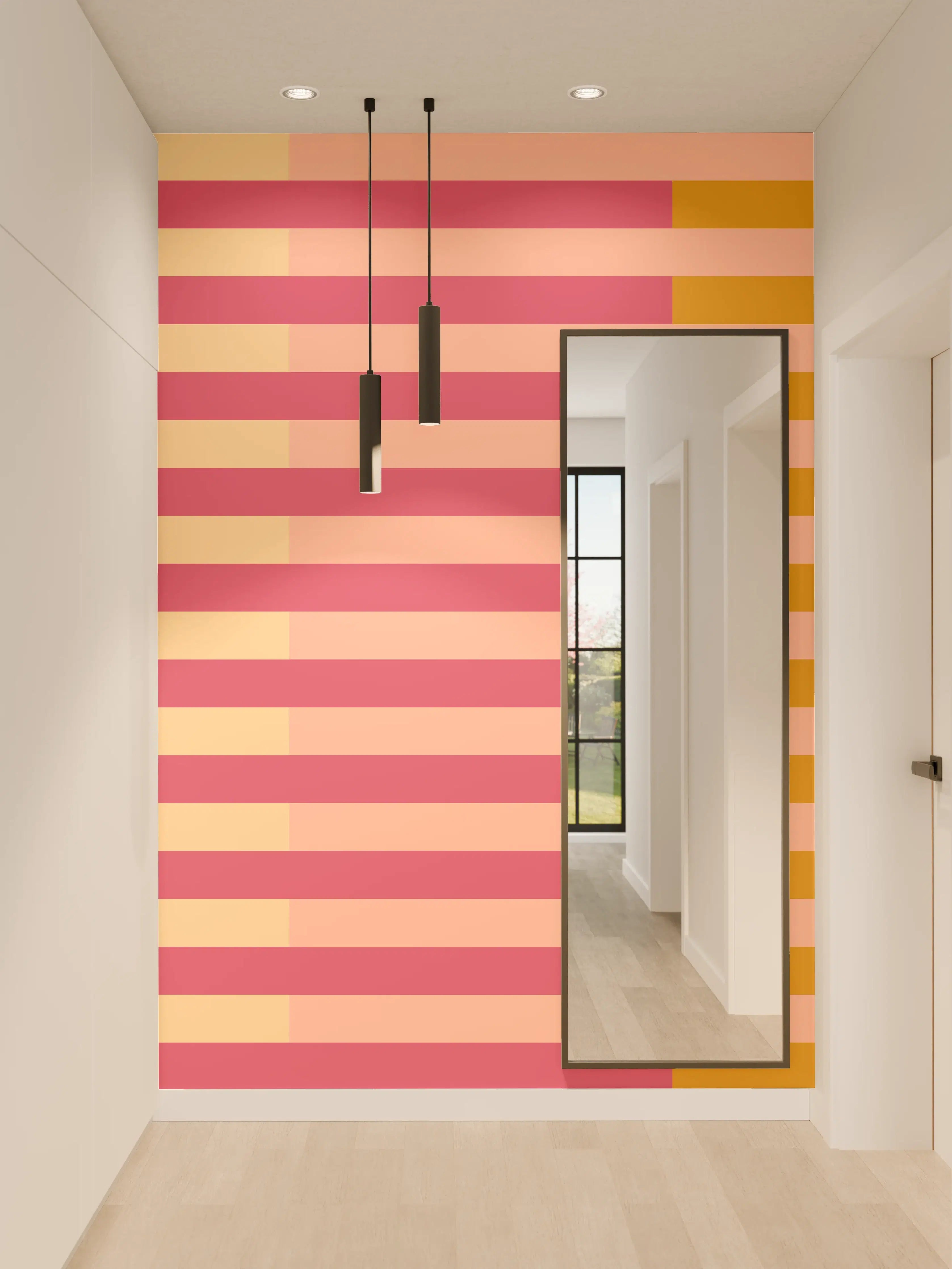 Wandverkleidung Flur - The Oranges - Multy Stripes - Cotton Candy