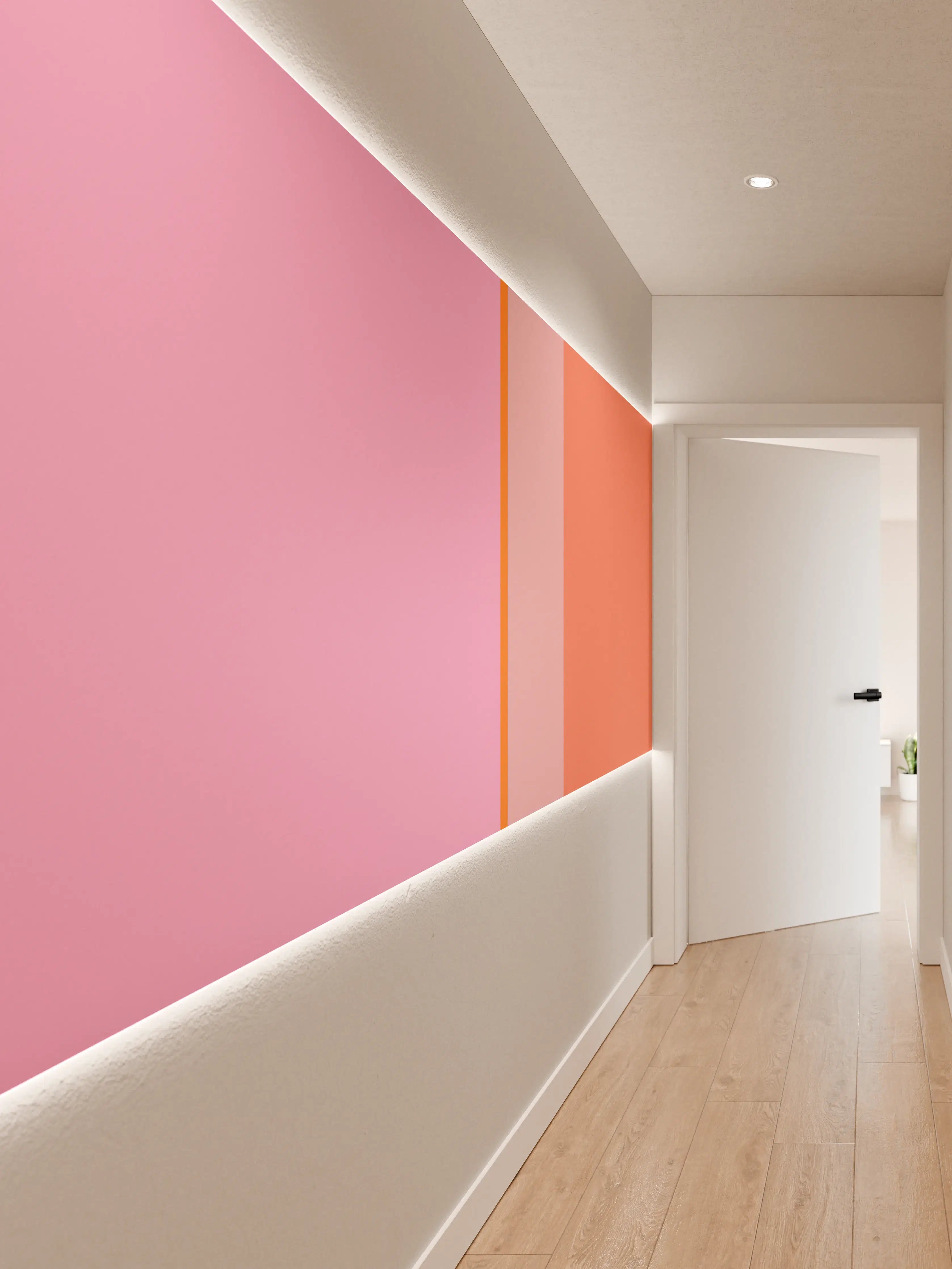 Wandverkleidung Flur - The Oranges - Vertical - Coral