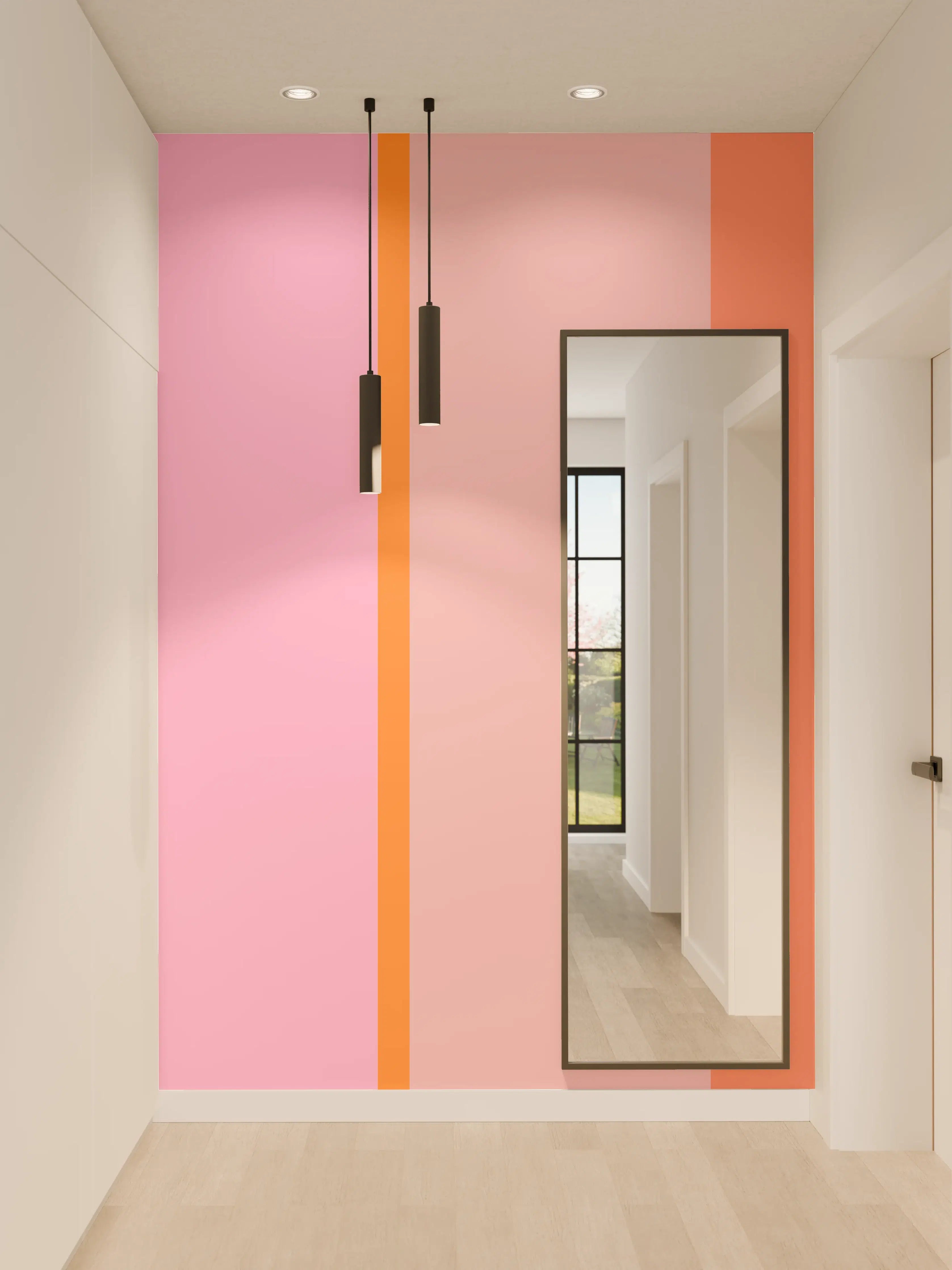 Wandverkleidung Flur - The Oranges - Vertical - Coral